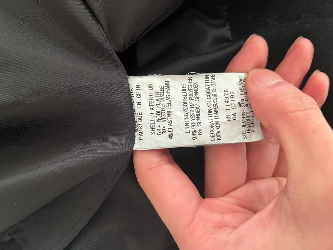 Helmut Lang 블랙 블레이저 상품이미지4