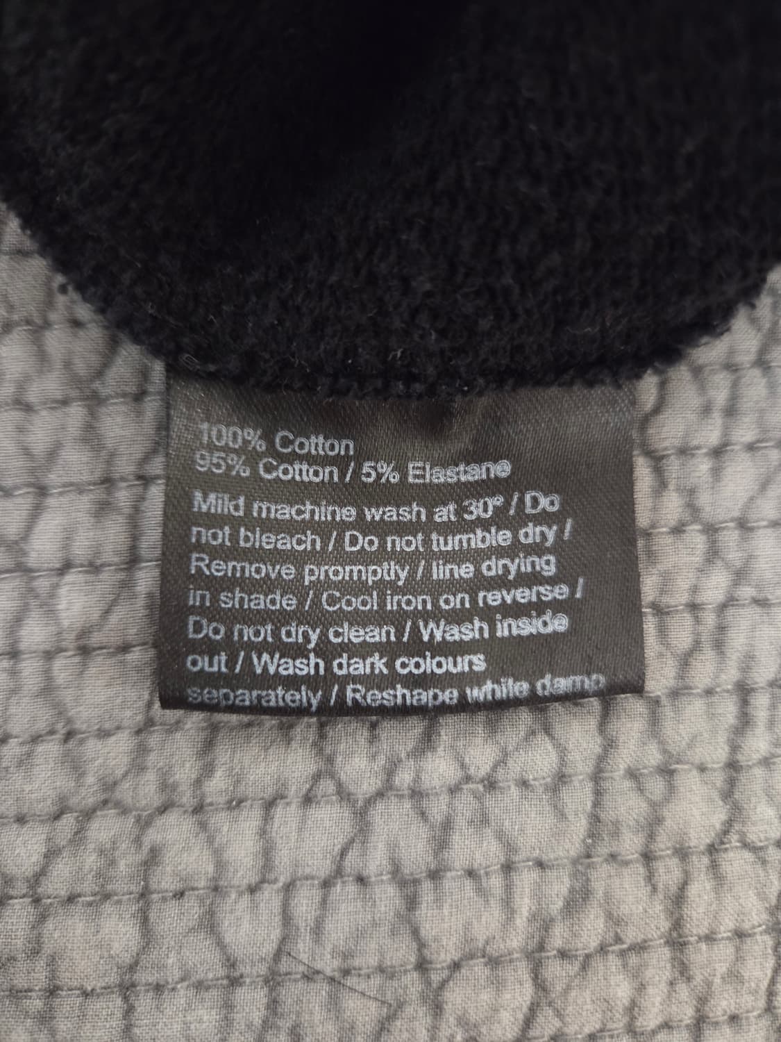 Represent 리프레젠트 블랭크 후드 블랙 M 상품이미지4