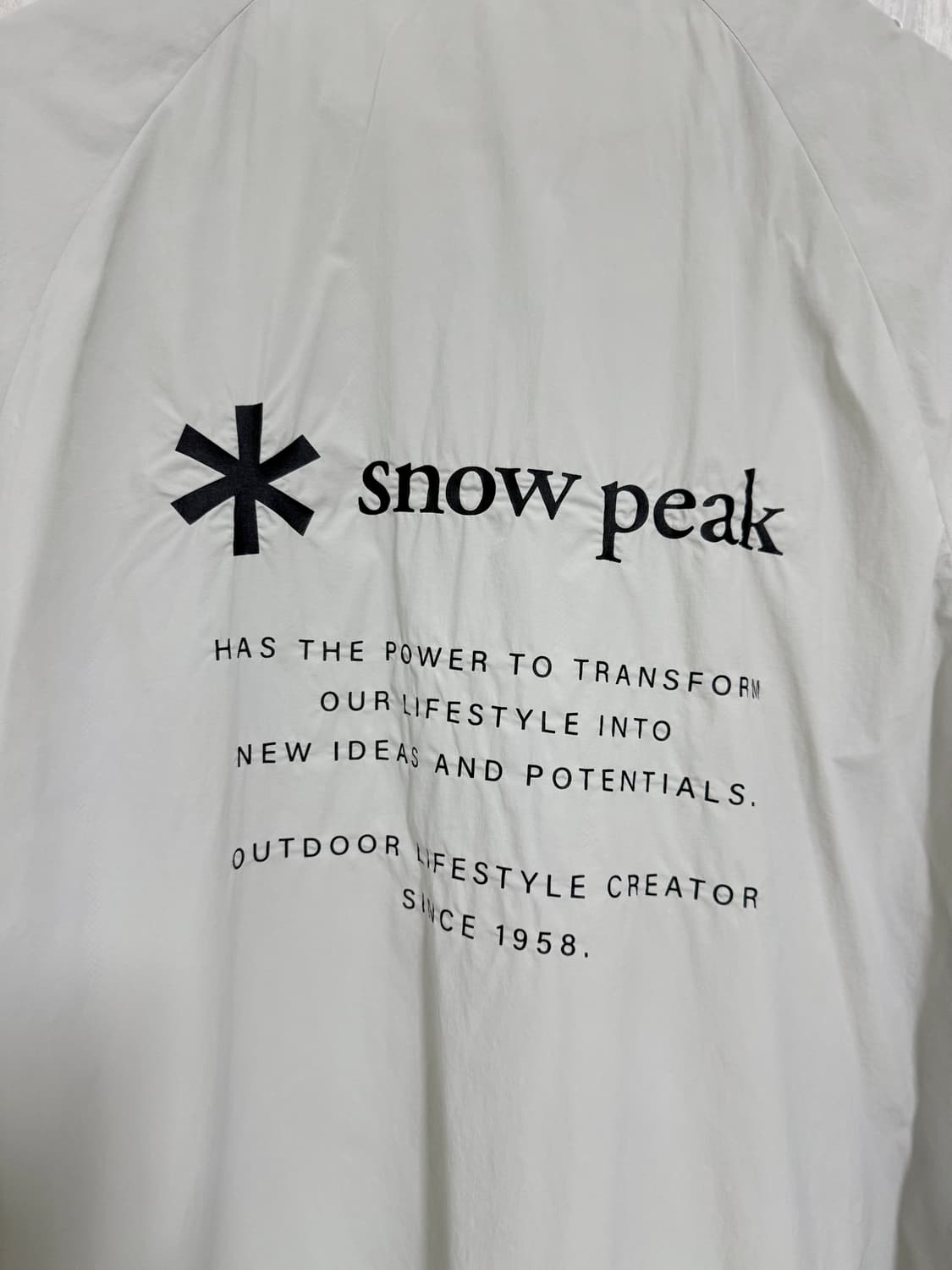 남성 100 / 스노우피크 씬테크 맨투맨 바람막이 상품이미지7