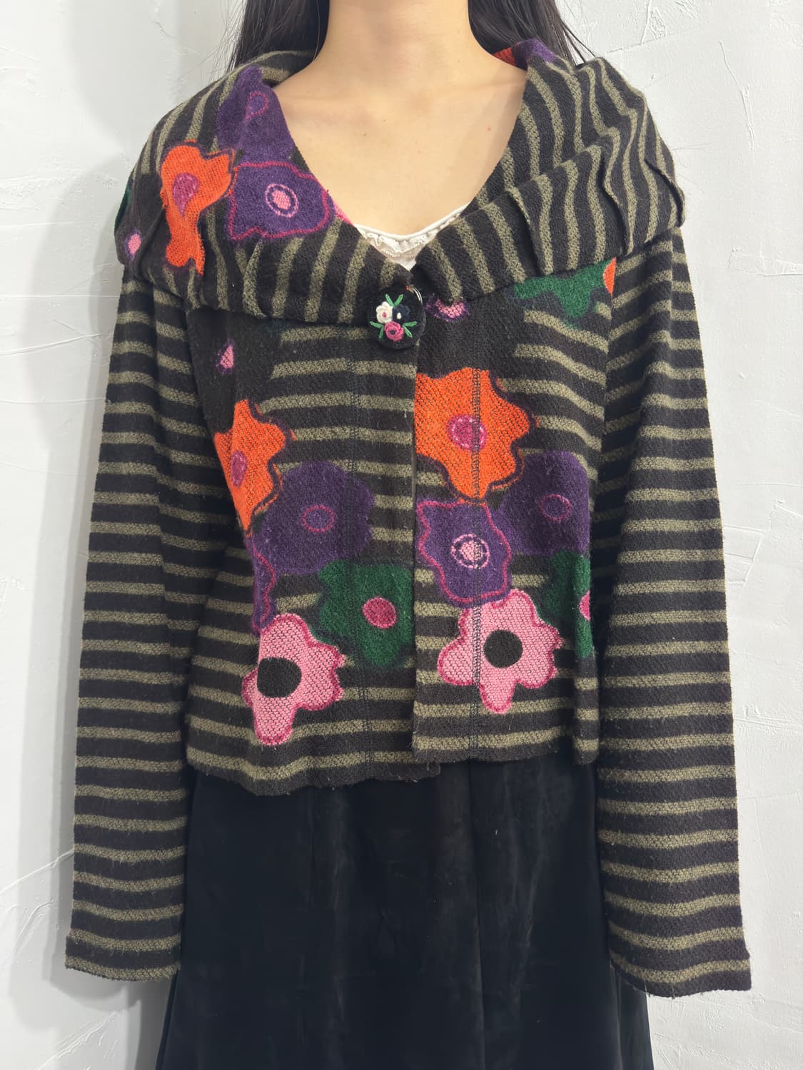 heart design knit cardigan 상품이미지1