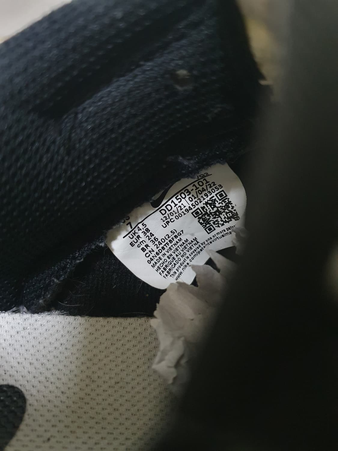 나이키 덩크 로우 범고래 240 상품이미지9