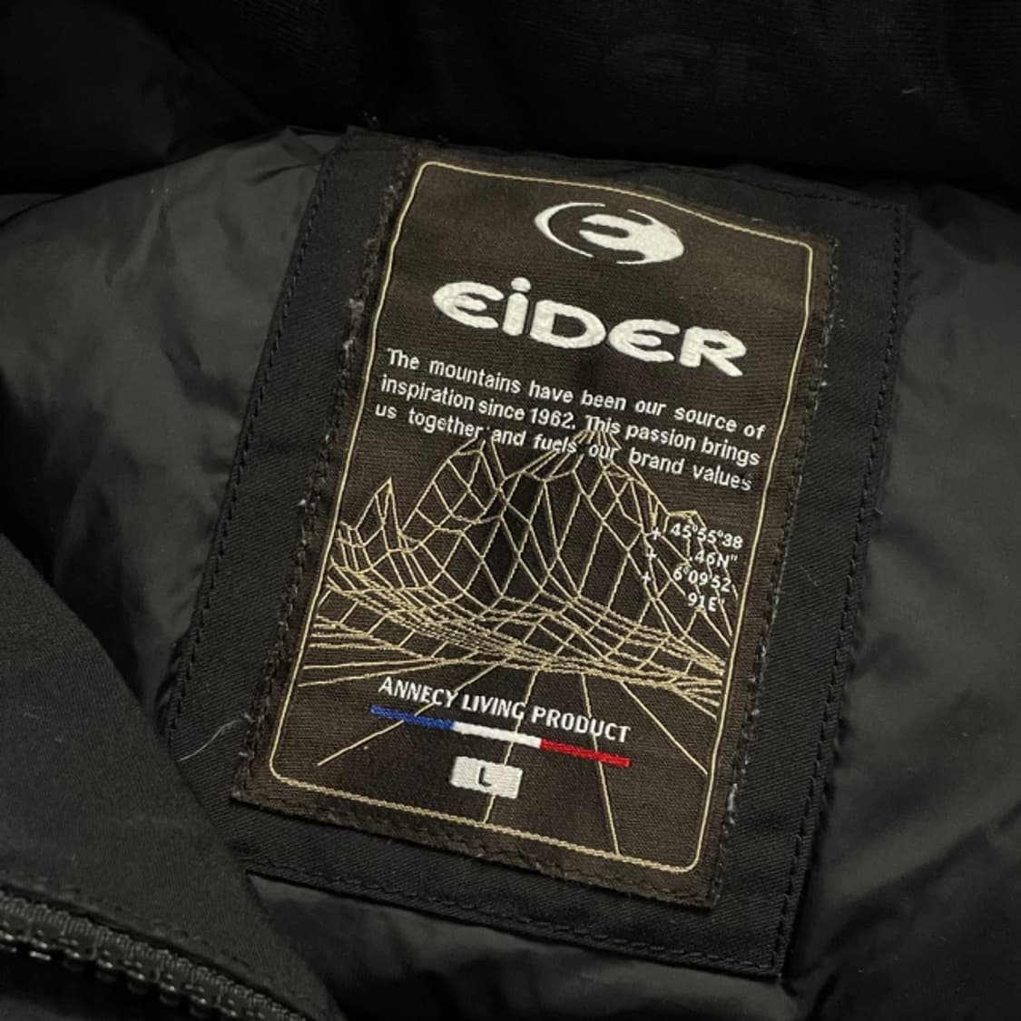 100 아이더 스텔라 라쿤 패딩  상품이미지3