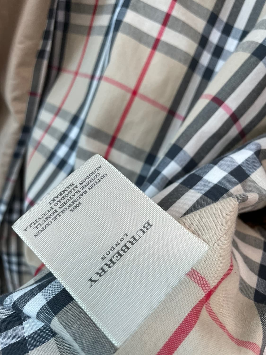 105) 버버리 런던 카라체크 맥코트 상품이미지8