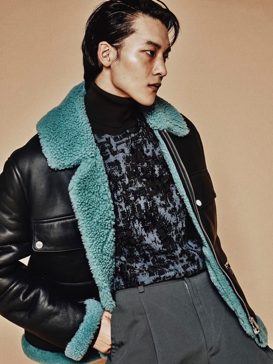 에르메스 2022 f/w 시어링 햄프 무스탕 자켓  상품이미지4