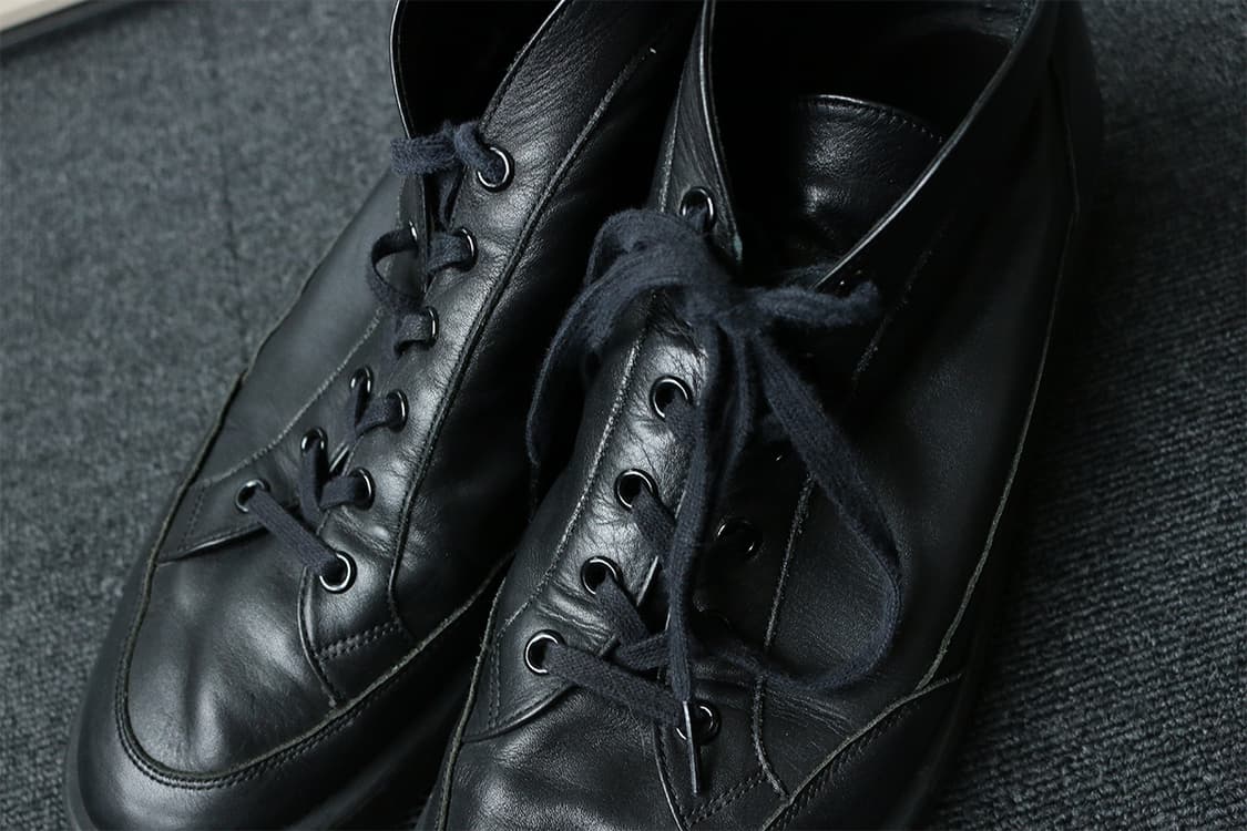 라드 뮤지션 블랙 레더 스니커즈  상품이미지6