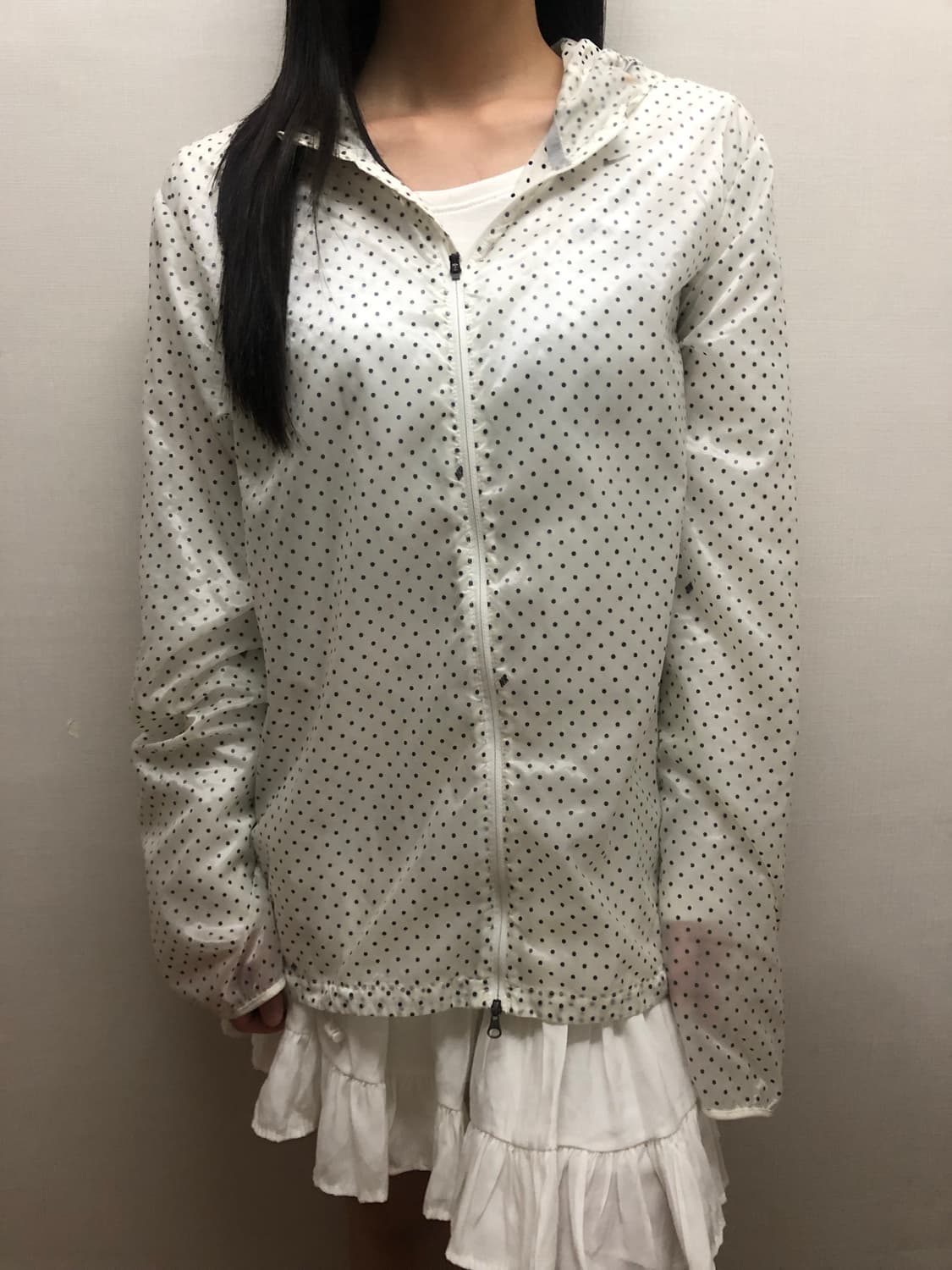 빈티지 나이키 화이트 도트 바람막이 상품이미지3