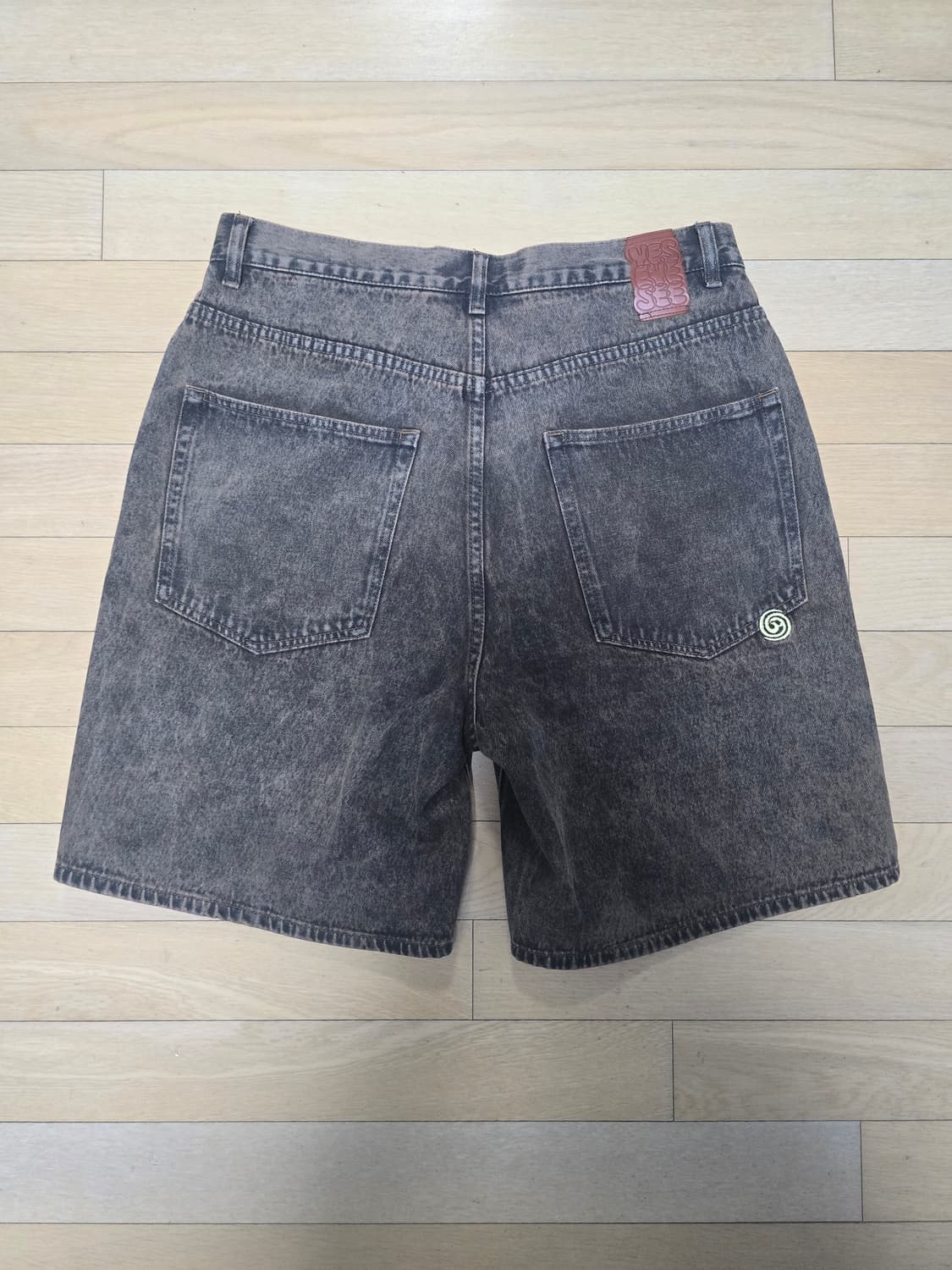 예스아이씨 데님 쇼츠 브라운 상품이미지4