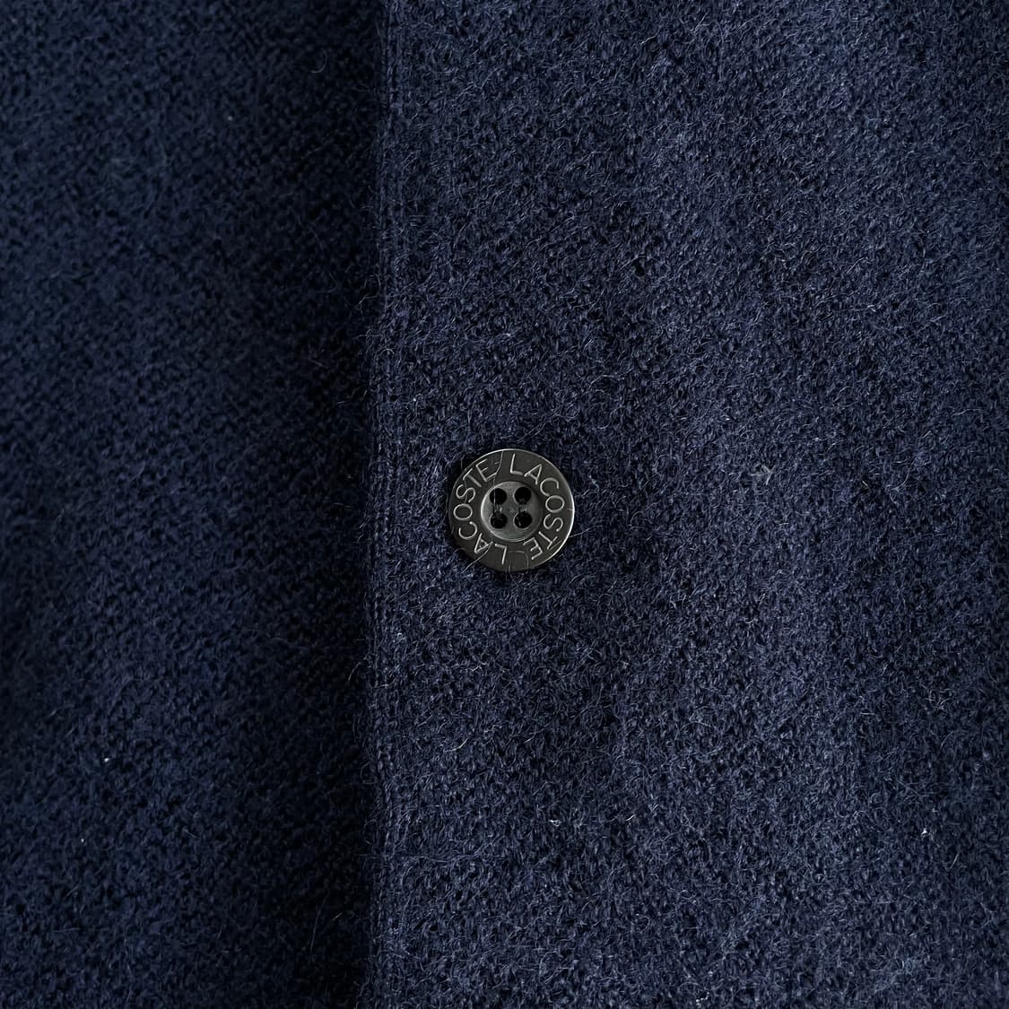 Lacoste  라코스테 자수 울 니트 가디건 상품이미지3