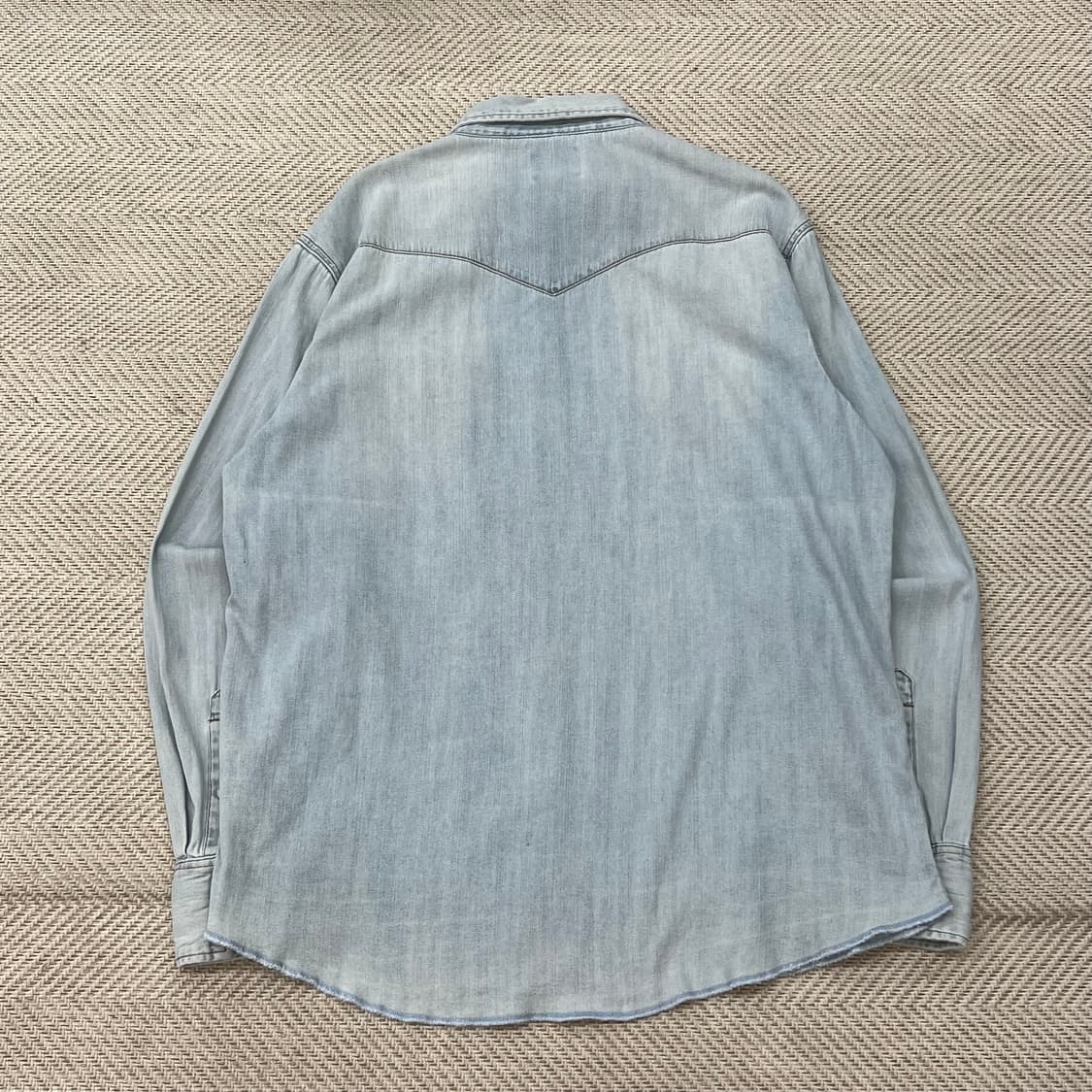 랭글러 웨스턴 데님셔츠 r3215 상품이미지2