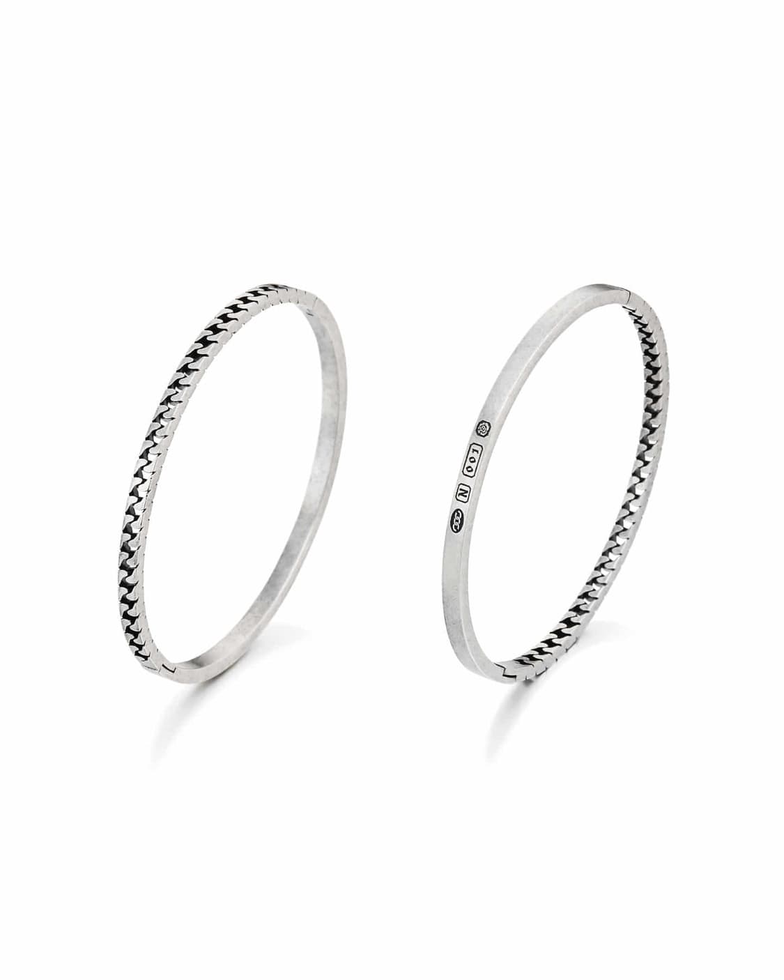 넘버링 실버팔찌(m) 상품이미지3