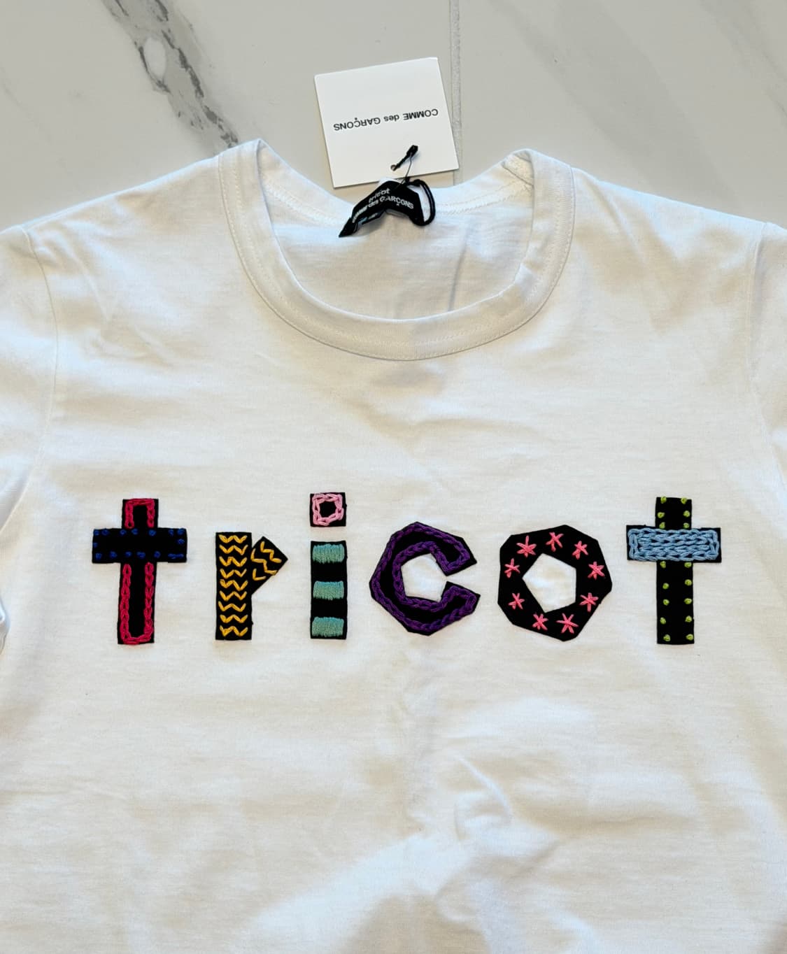 꼼데가르송 tricot 반팔 티셔츠 S 상품이미지1