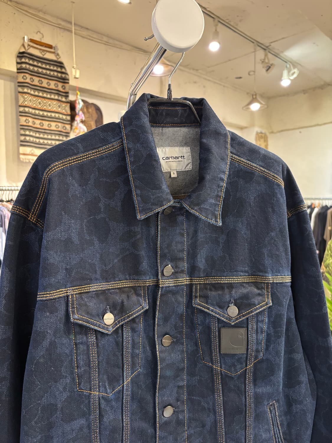 셋업보유중)칼하트윕 카모블루스톤자켓DUCK HELSTON JACKET 상품이미지2
