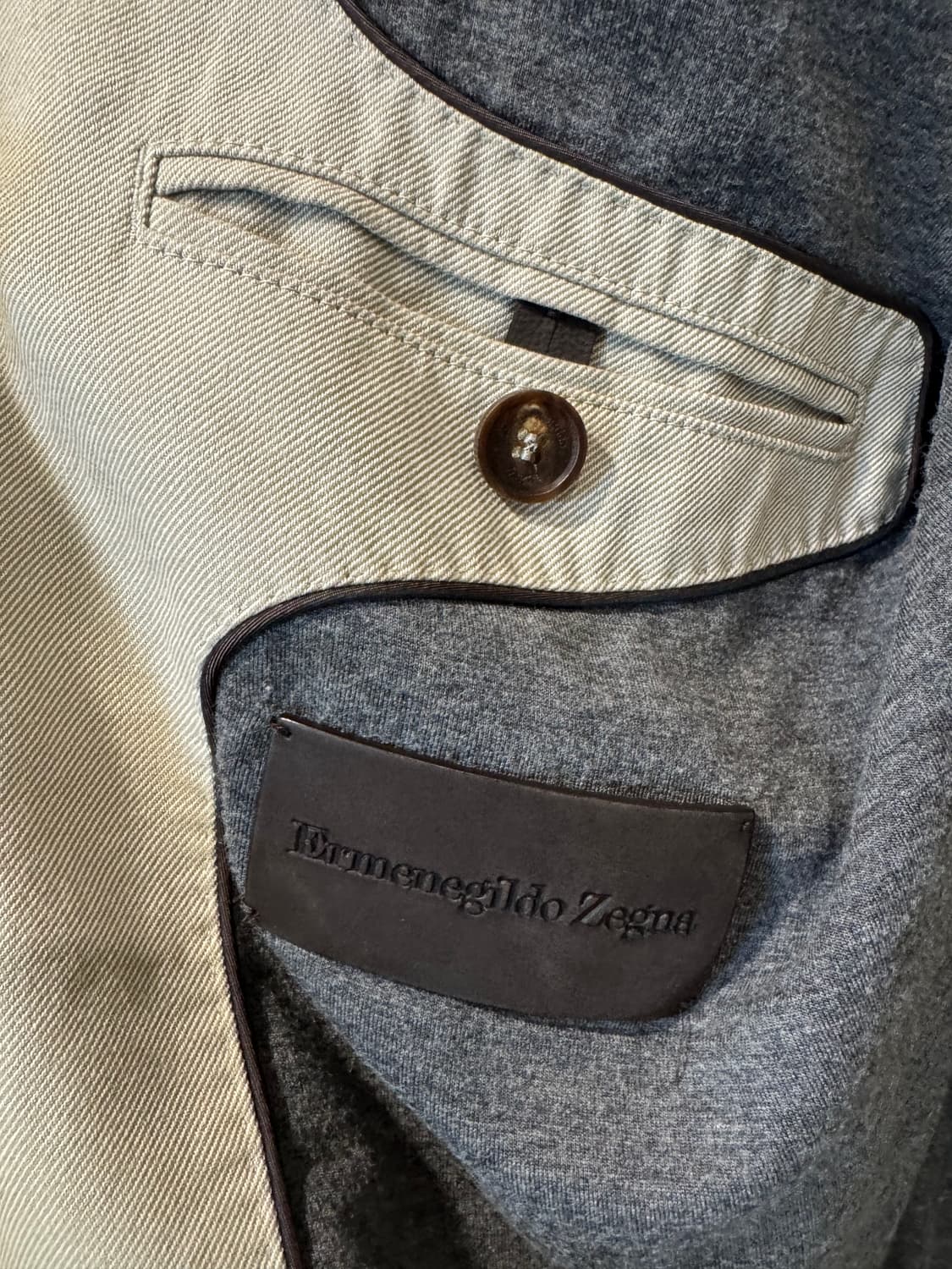 에르메네질도 제냐 코튼 집업 자켓 상품이미지4