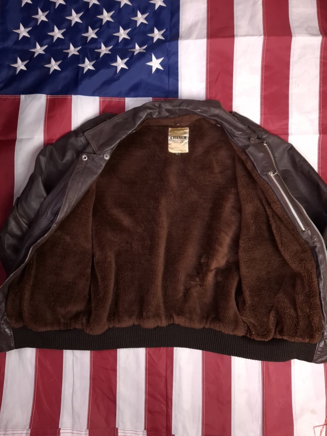 80's 빈티지 일본판 리얼레더 A-2 항공자켓 상품이미지8