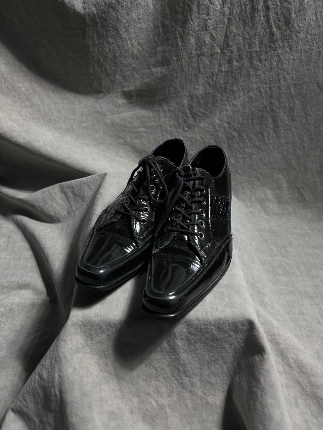 5361 pour les hommes Glossy Enamel Shoes 상품이미지3
