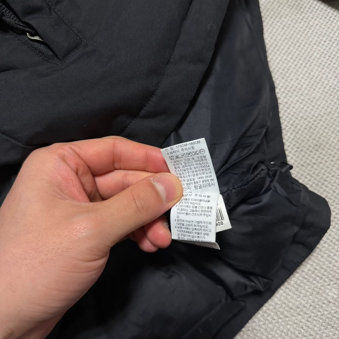 노스페이스 화이트라벨 사이드로고 패딩 파카 상품이미지6