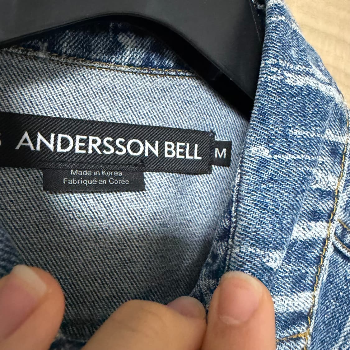 엔더슨벨 레이어드 데님자켓 상품이미지4