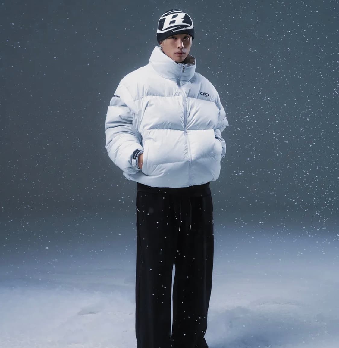 본투윈 심볼 푸퍼 패딩 새상품 상품이미지1