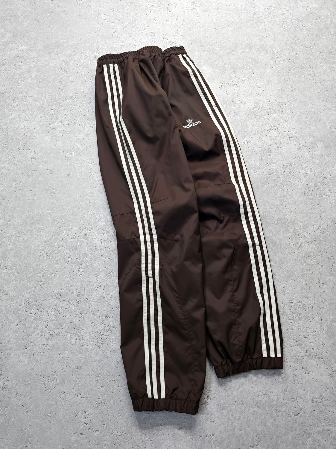 대장 아디다스 삼선 브라운 트랙팬츠 바람막이 바지 상품이미지1