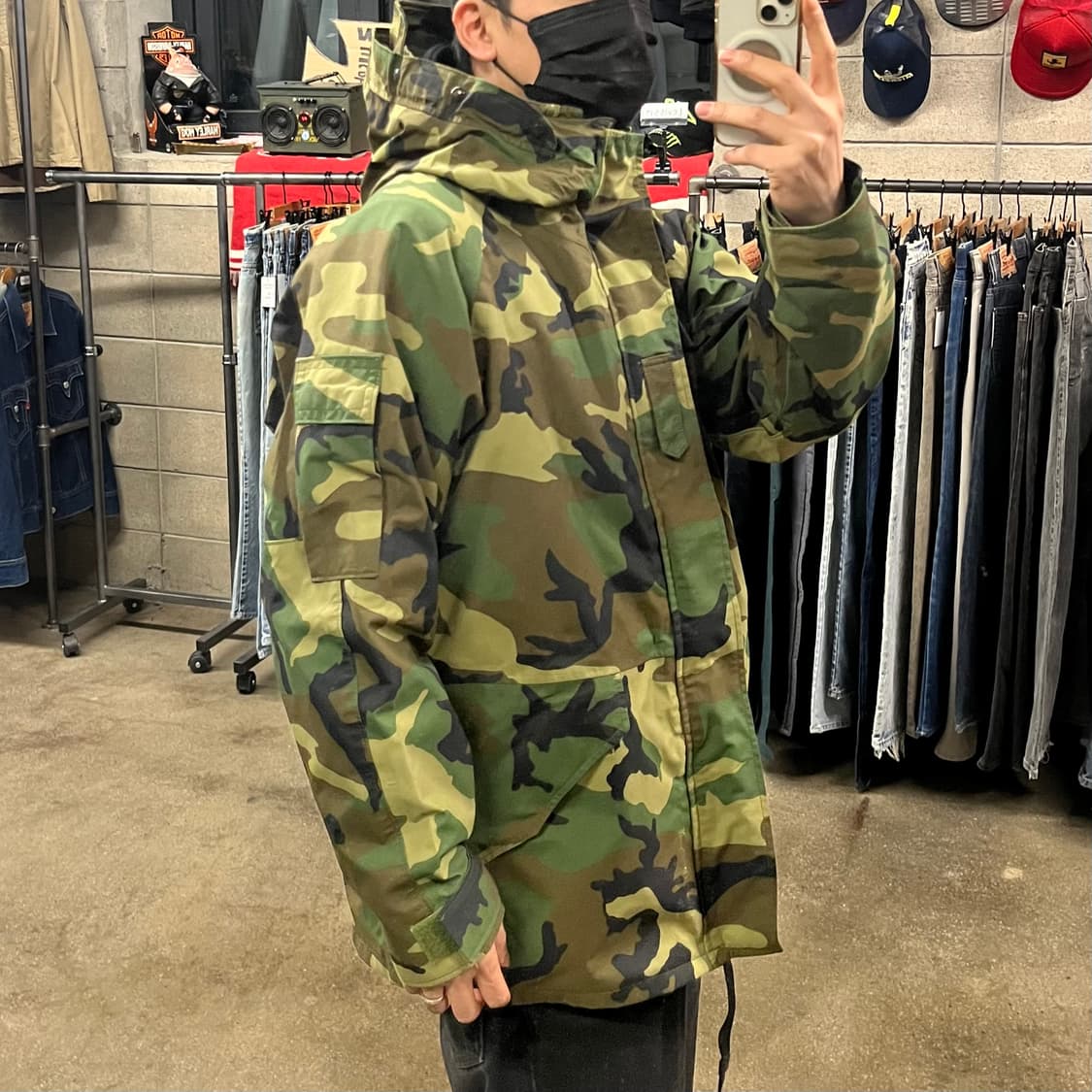 90s 미군 우드랜드 고어텍스 자켓 (L/R) 상품이미지10