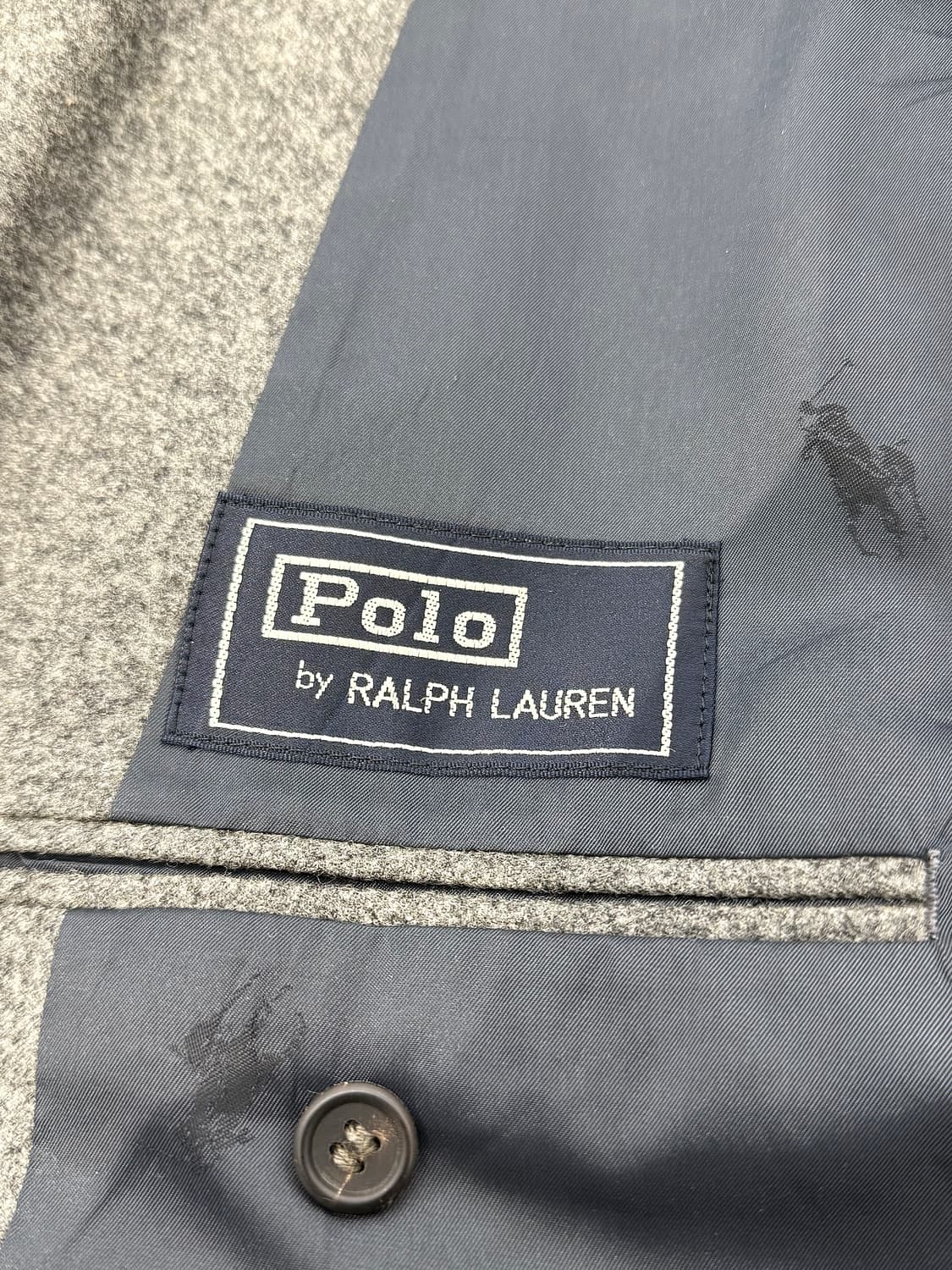 폴로 랄프로렌 모스 그레이 울 금장 더블 브레스티드 블레이저 자켓 상품이미지8