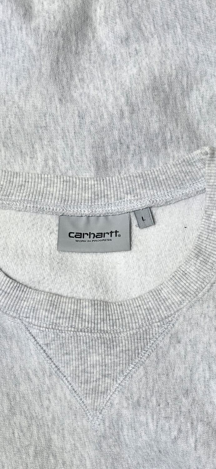 칼하트 WIP 아메리칸 스크리트 맨투매 그레이 L 상품이미지3