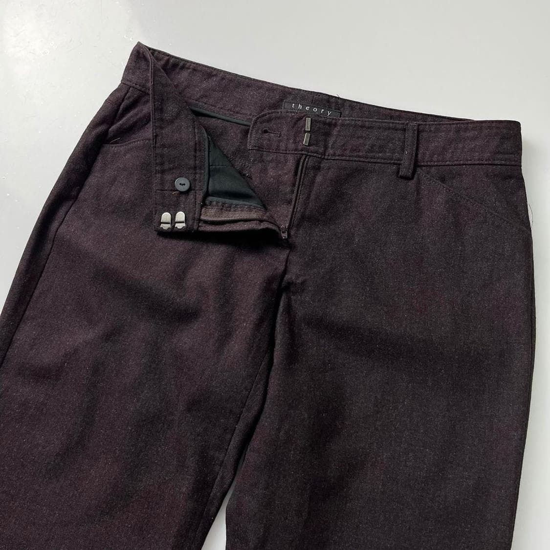 띠어리 모 앙고라 부츠컷 와이드 팬츠 PR1690 상품이미지3