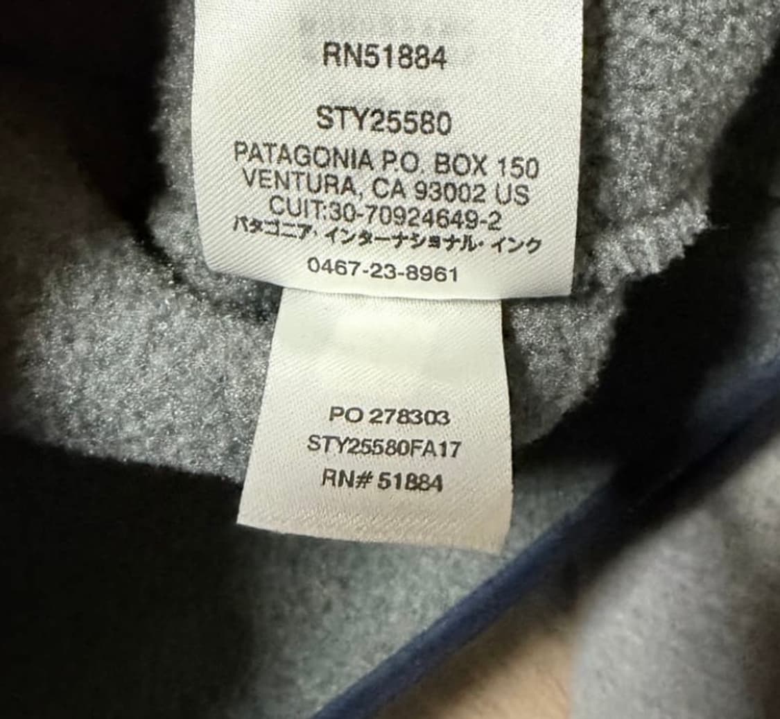 [L] 파타고니아 신칠라 니켈 풀오버 플리스 상품이미지4