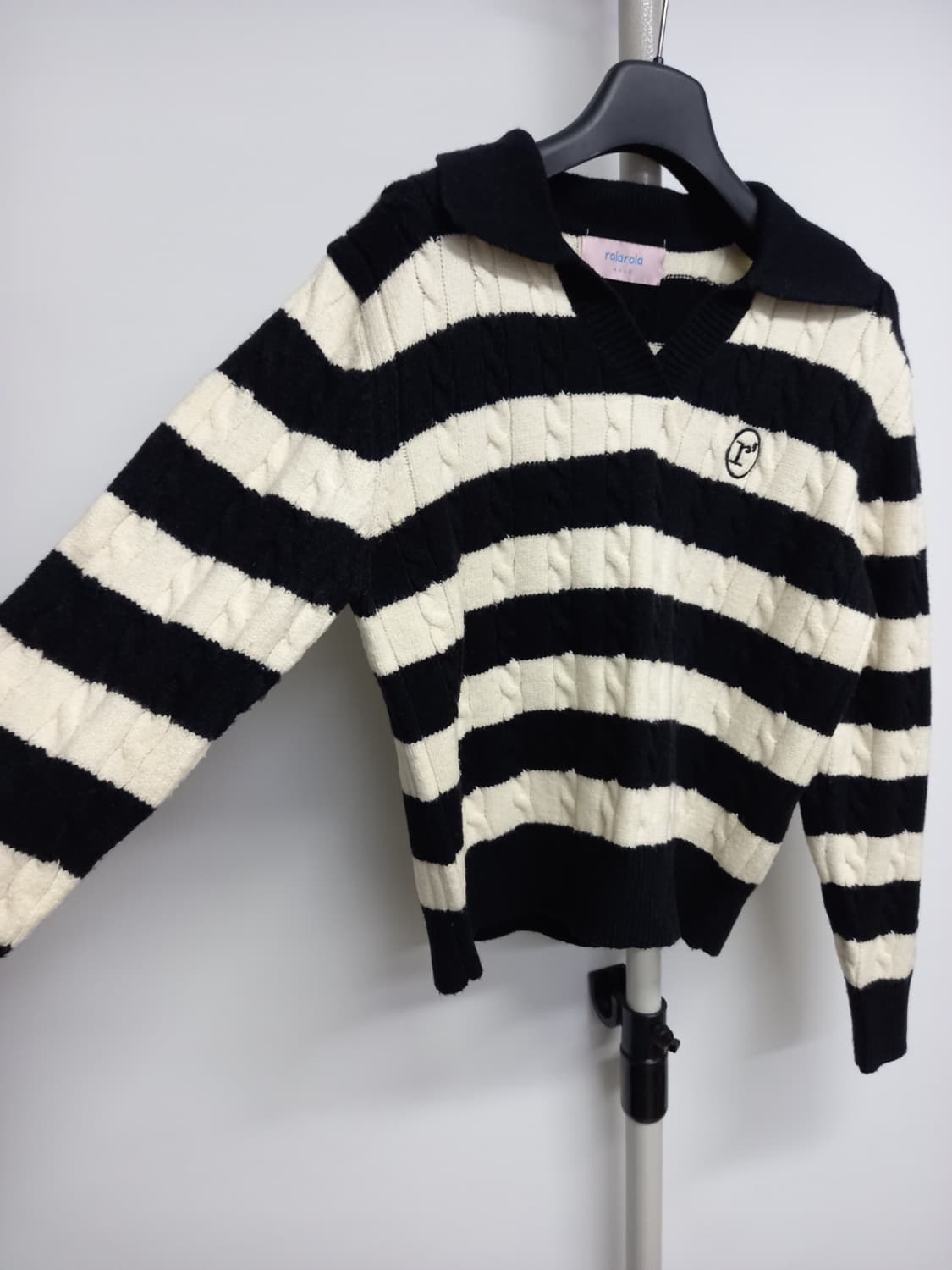 로라로라 춘추동 루즈핏 숏 니트 F 33-55 상품이미지4