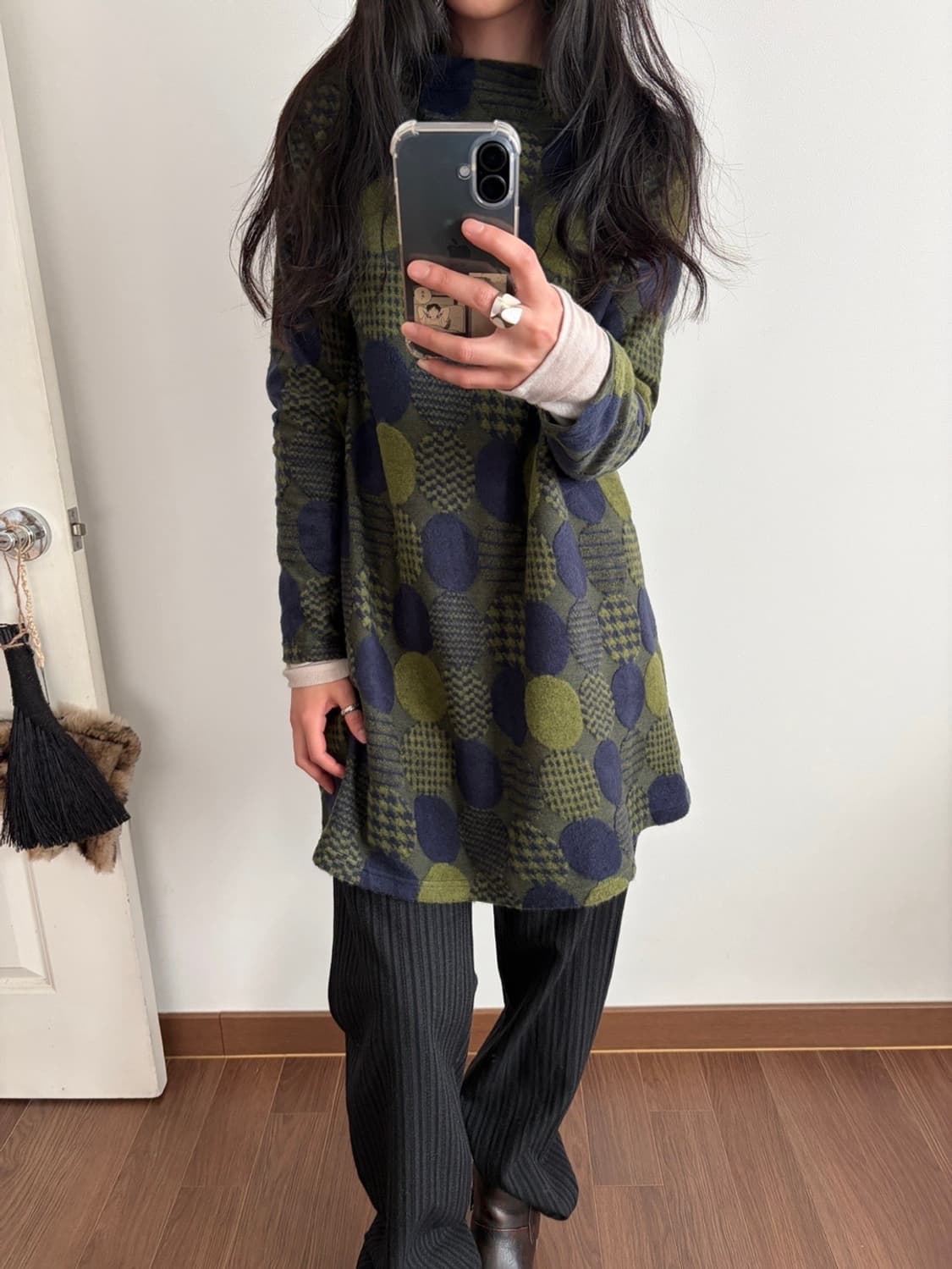dot patterned dress 상품이미지2