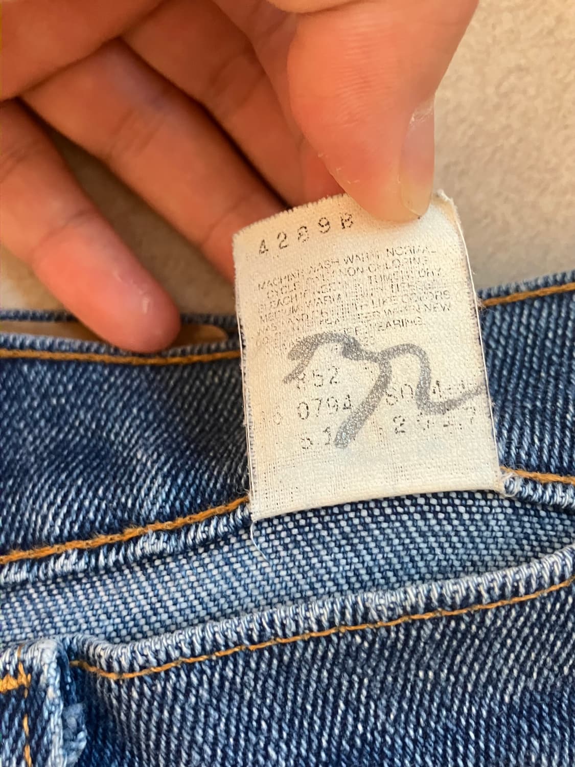 90s Levi’s 517 orange tab 상품이미지9