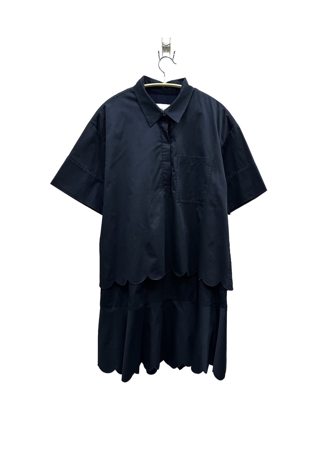 톰보이 웨이브 레이어드 원피스 상품이미지1