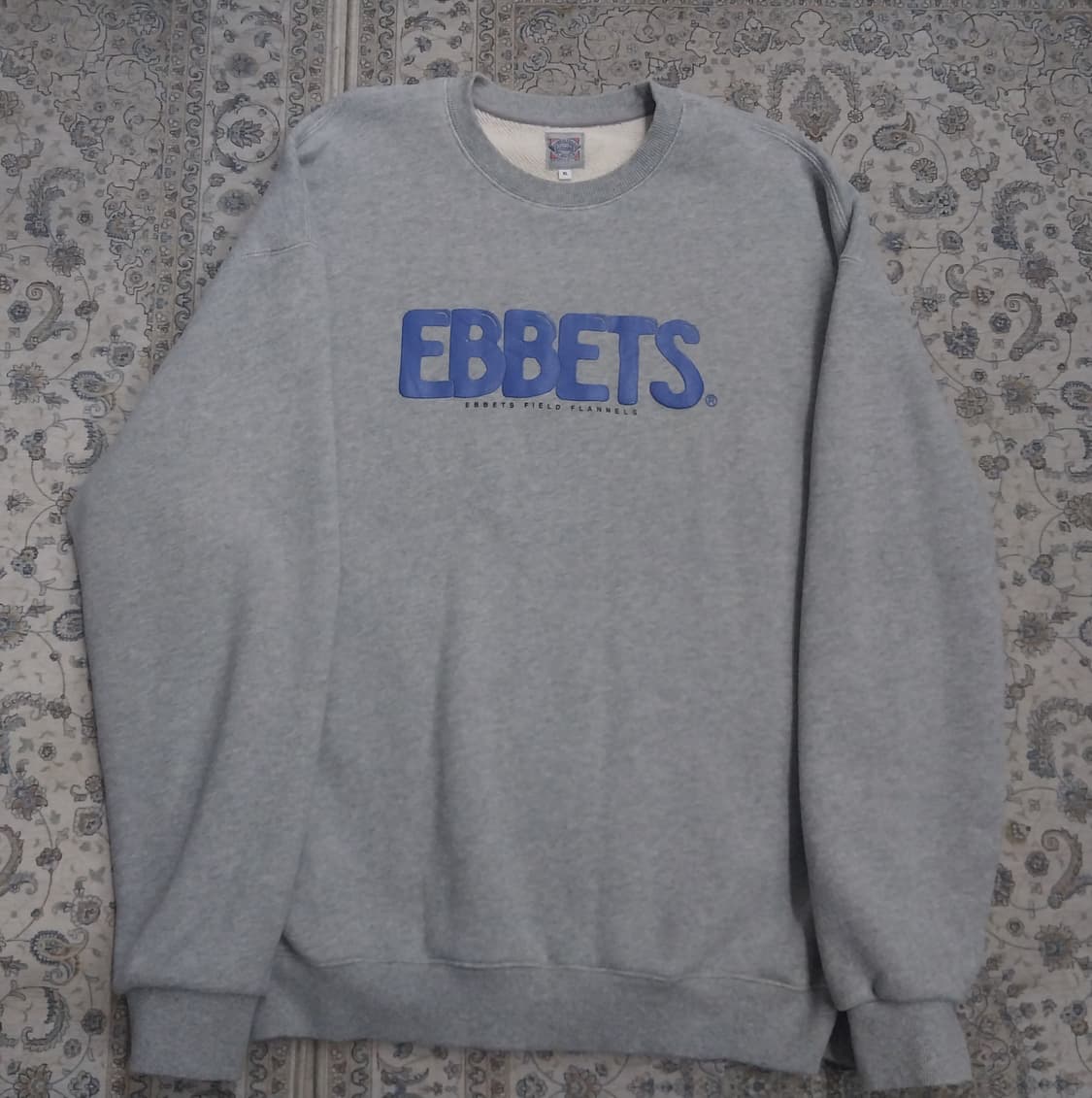 이벳필드 기모 그레이 맨투맨 XL 상품이미지1