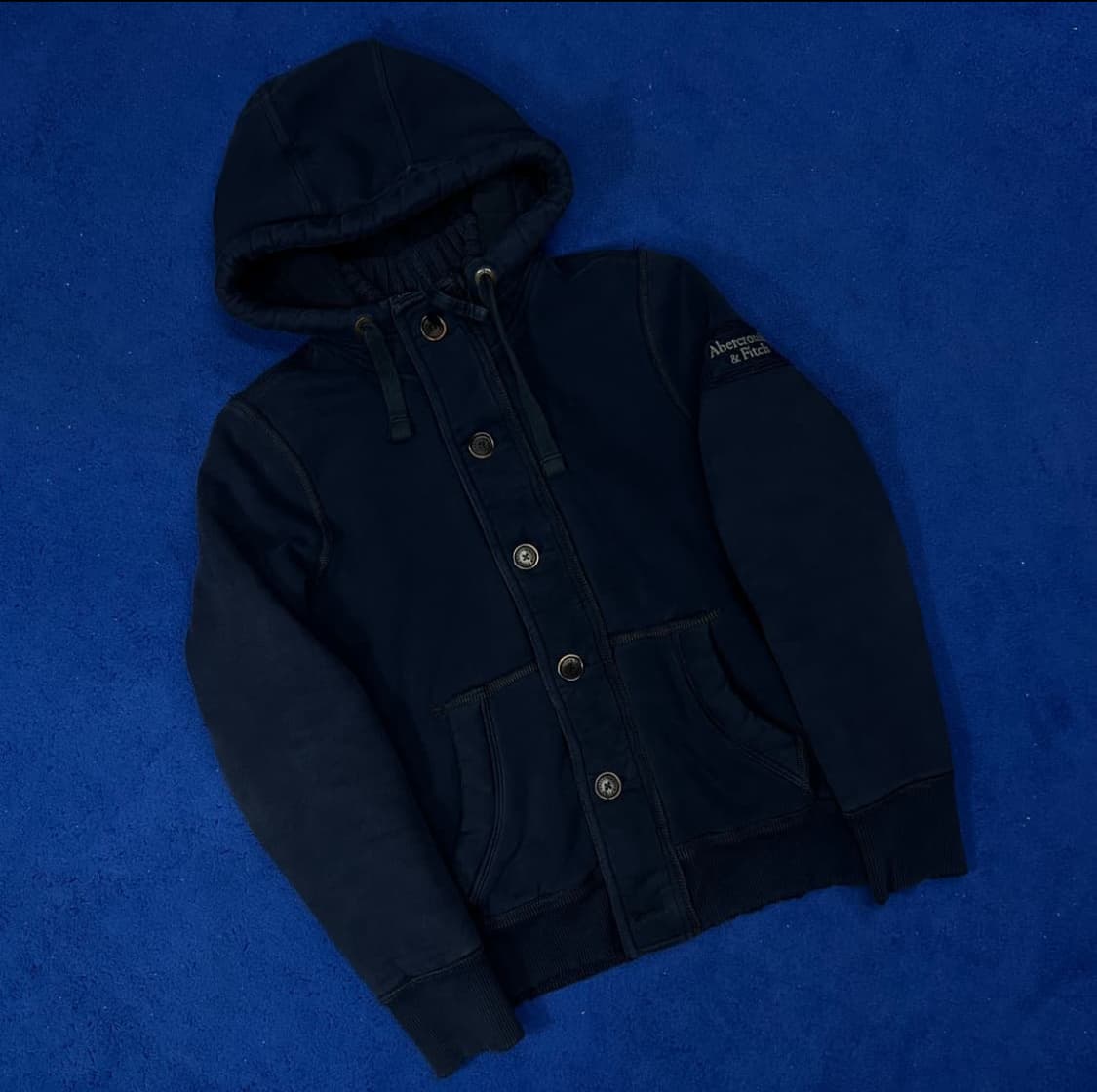 아베크롬비 피치 올드스쿨 네이비 후드집업 상품이미지1