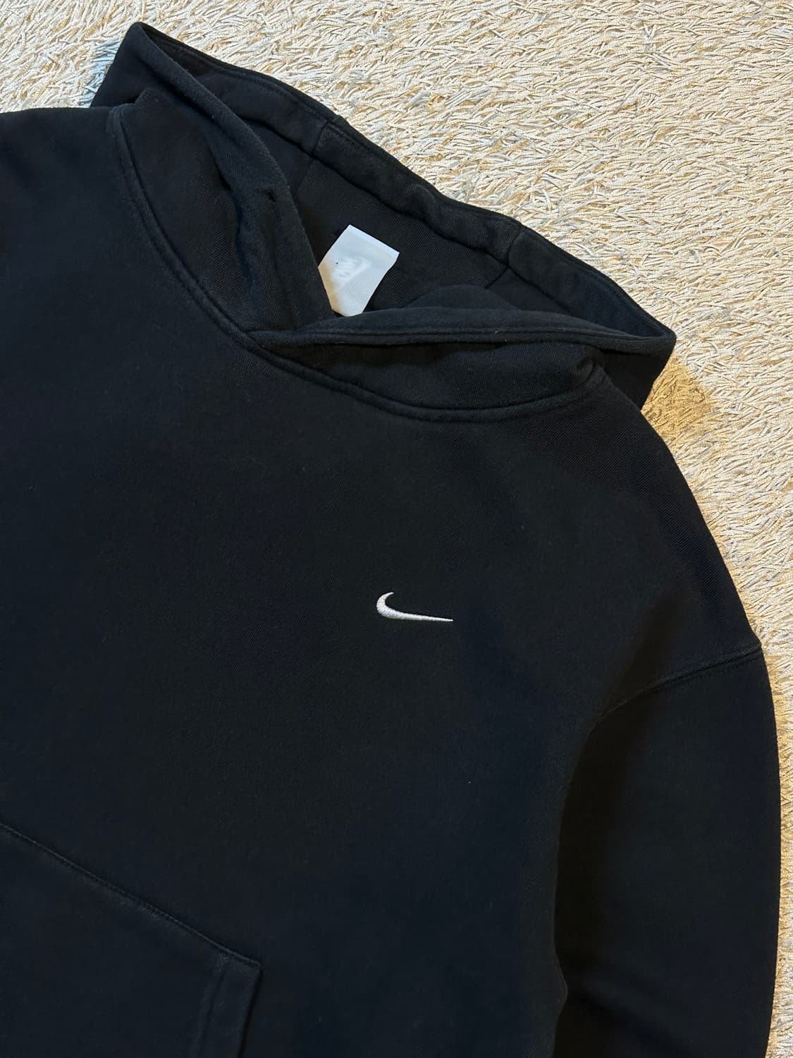 나이키 신형 NRG 솔로 스우시 플리스 후드티 블랙 상품이미지2