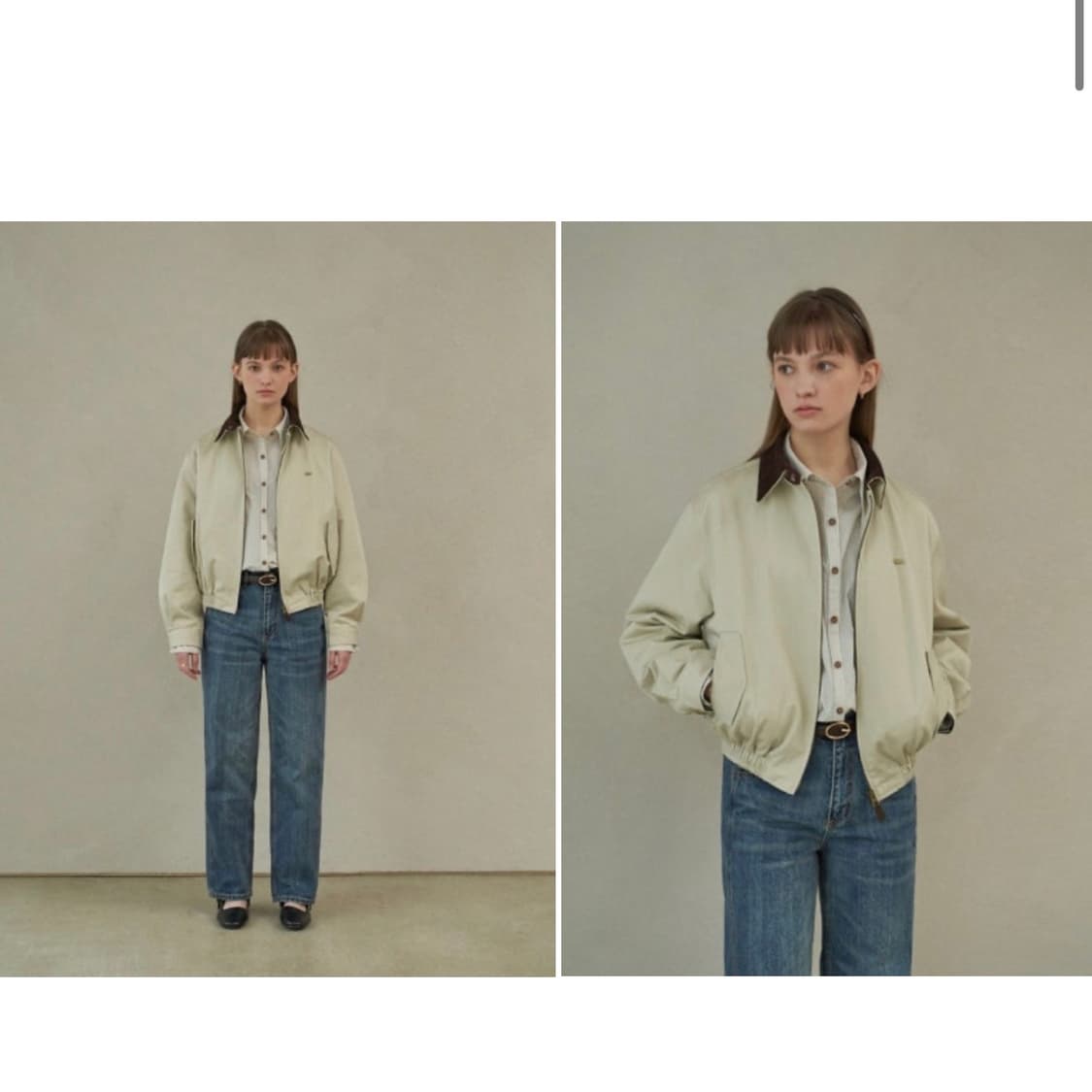 라퍼지포우먼 헤리티지 헤링턴 자켓 베이지 m 상품이미지2