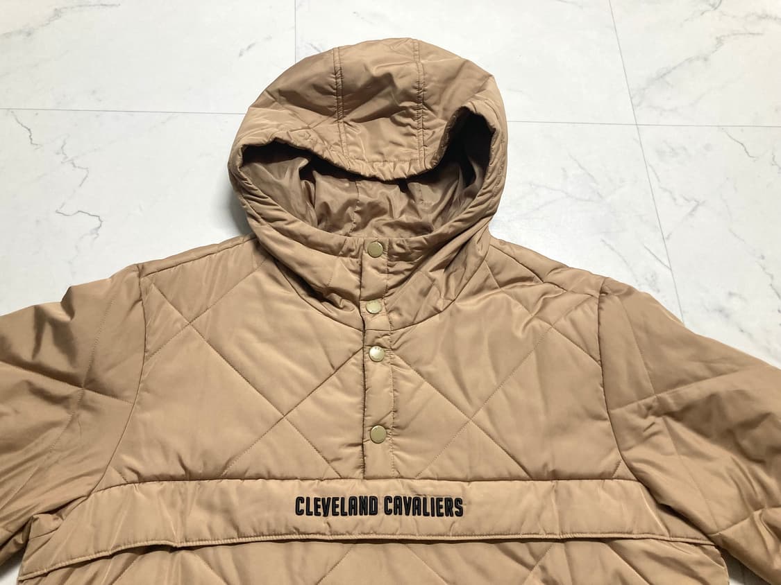 NBA 클리브랜드 롱 후드 아노락 퀼팅 자켓 105-110 상품이미지1