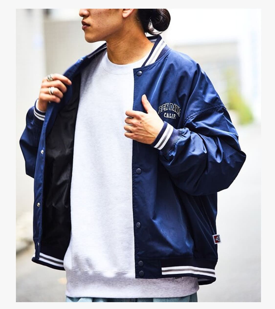BEN DAVIS X FREAK’S STORE - VARSITY JK 상품이미지4