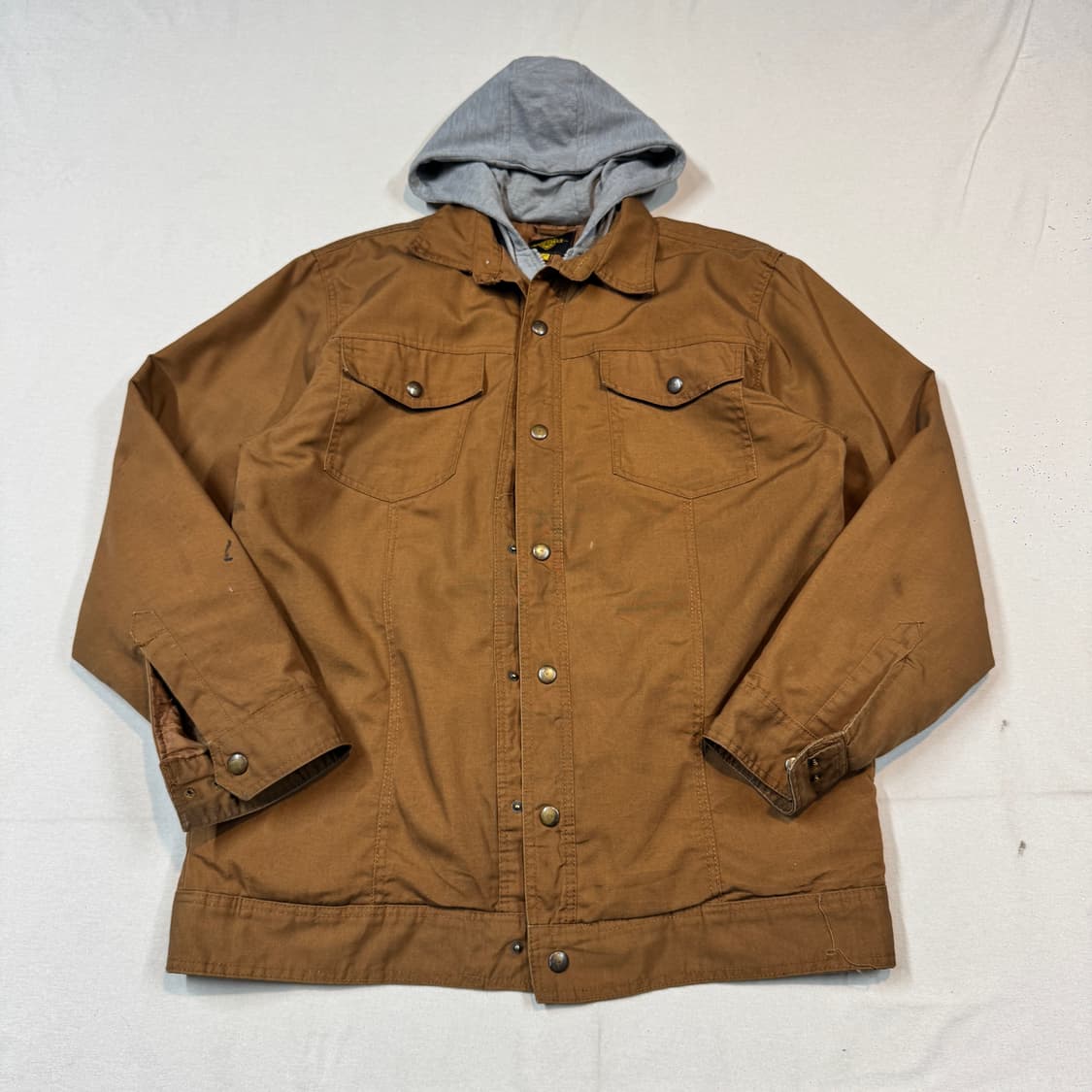 L) USA 빈티지 후드 레이어 워크 자켓 상품이미지1