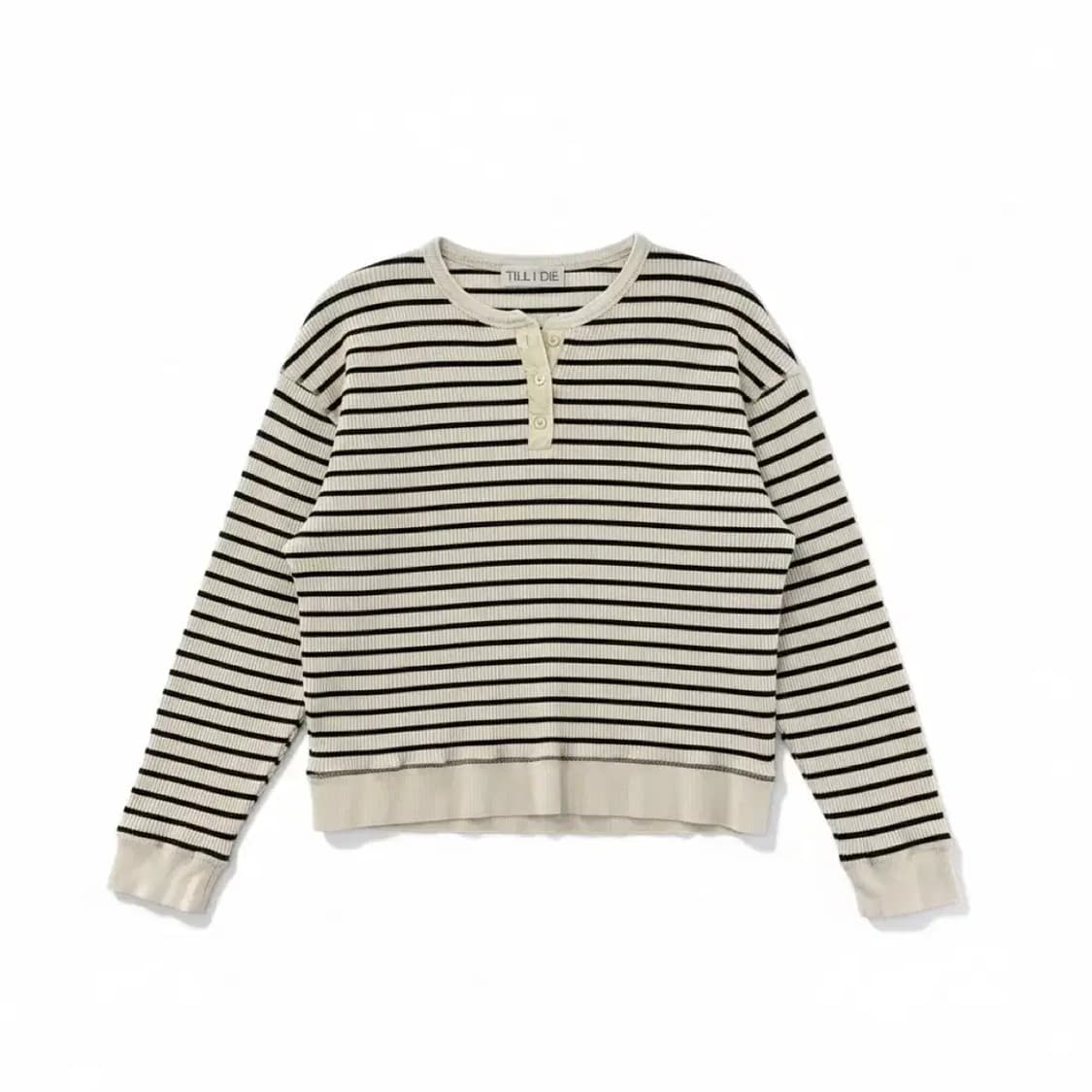 TILL I DIE 단가라 RIBBED 티셔츠 FREE 상품이미지1