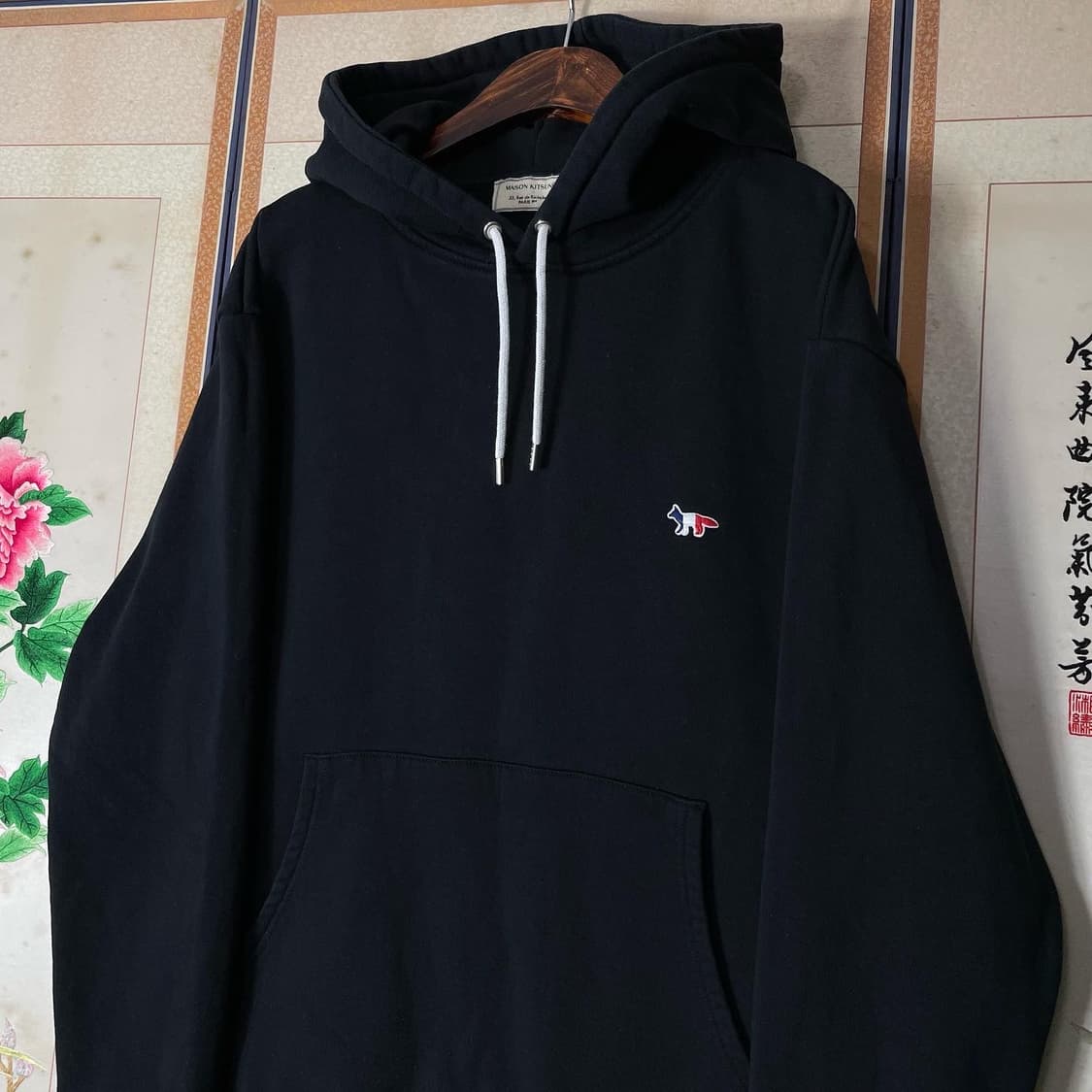 메종키츠네 트리플컬러 폭스 후드티 상품이미지2