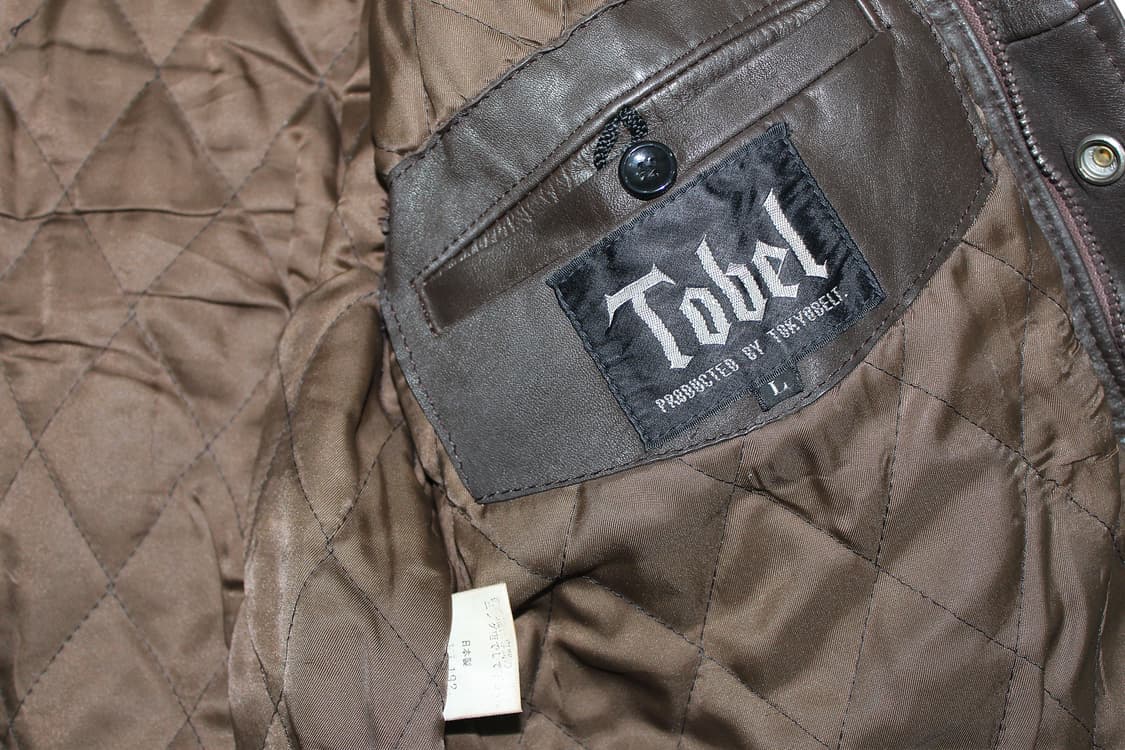 TOBEL JAPAN BY TOKYOBELT 카우레더 A-1 봄버 자켓 상품이미지5
