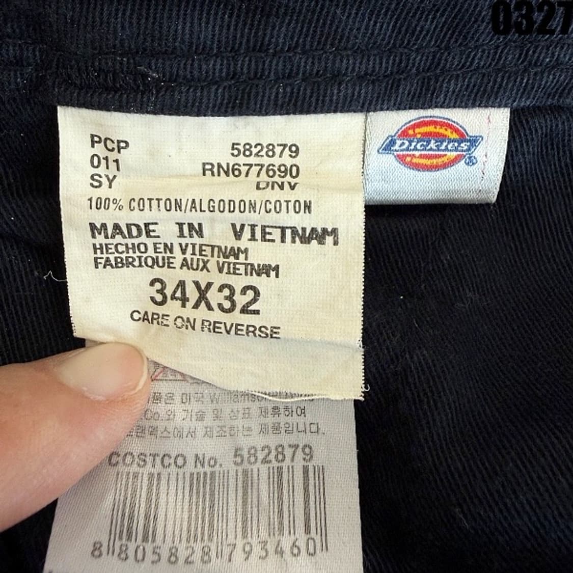 디키즈 워크웨어 카고팬츠 36 0327 상품이미지6