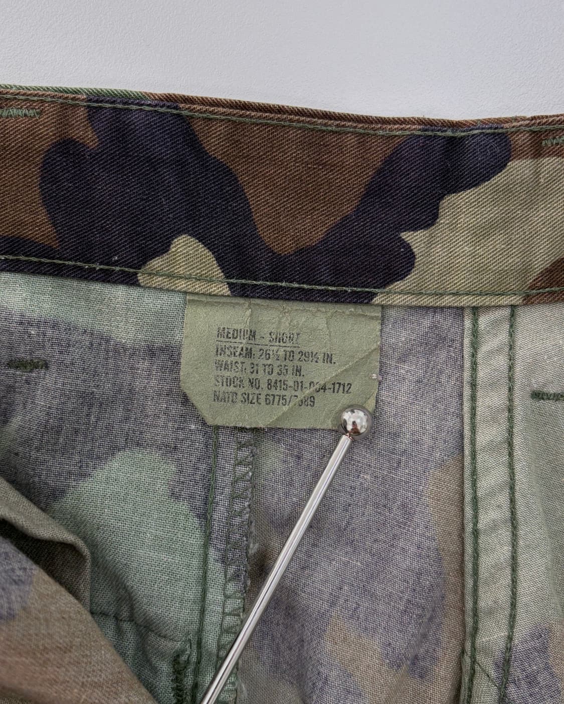 [M-R]미군 US ARMY 90s 우드랜드 밀리터리 팬츠 상품이미지6