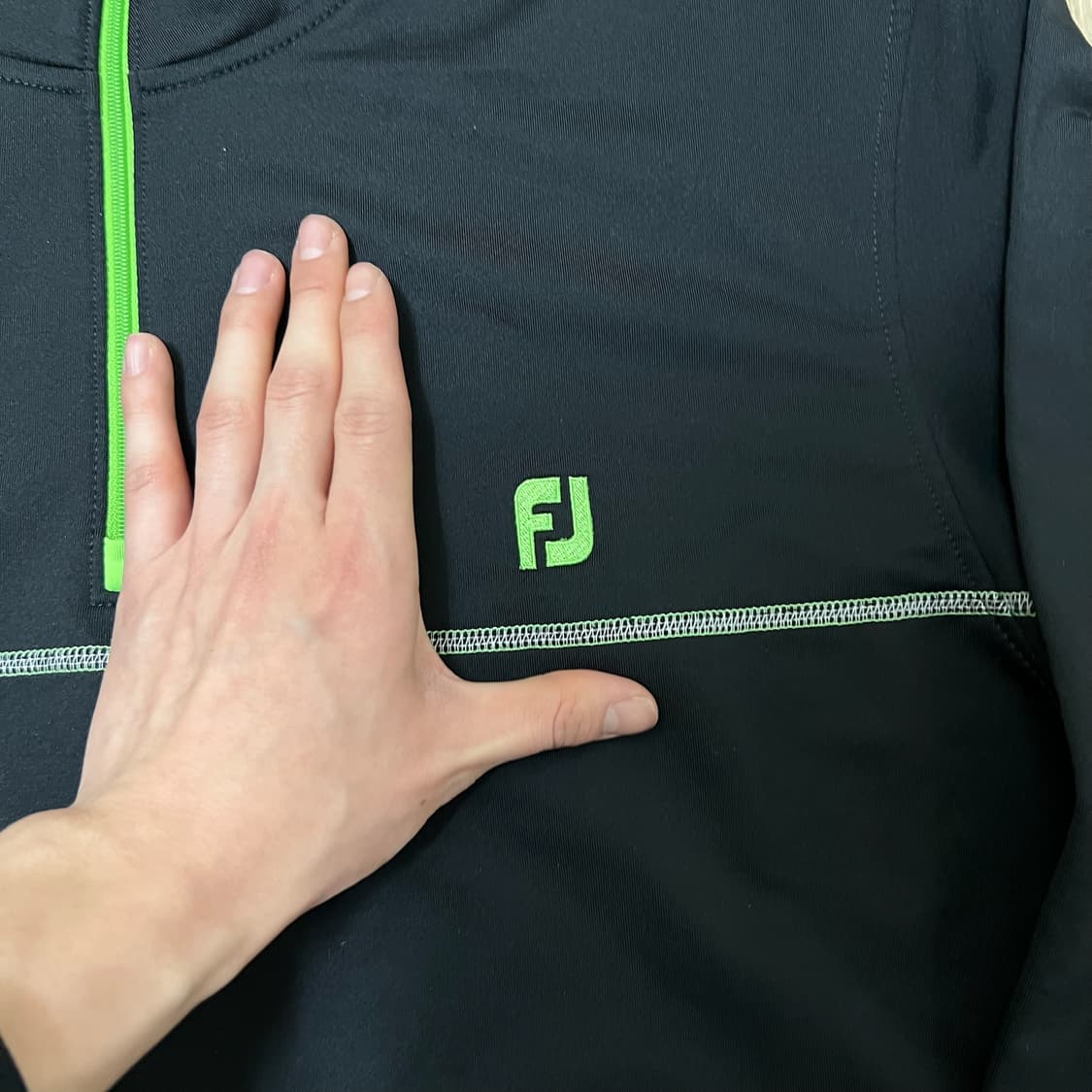 풋조이 남성 골프웨어 스윙 반집업 티셔츠 L/100  상품이미지3