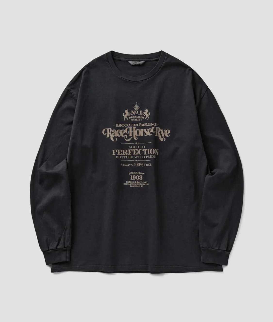 (M) 유니온블루 RACE HORSE RYE LONG SLEEVE 상품이미지1