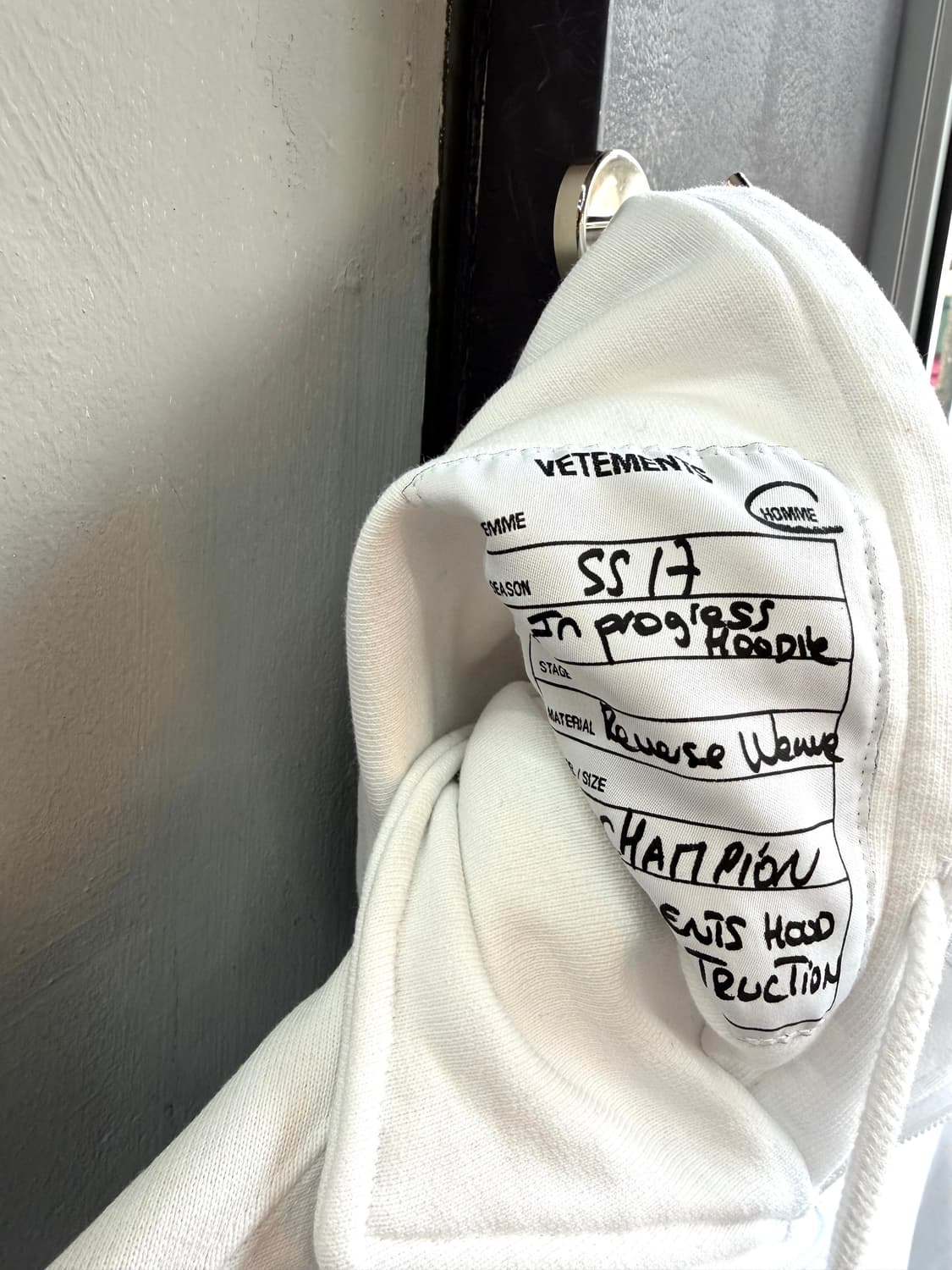 36/ 베트멍 x 챔피온 사이드 로고라인 집업 후디 (SS17) 상품이미지7