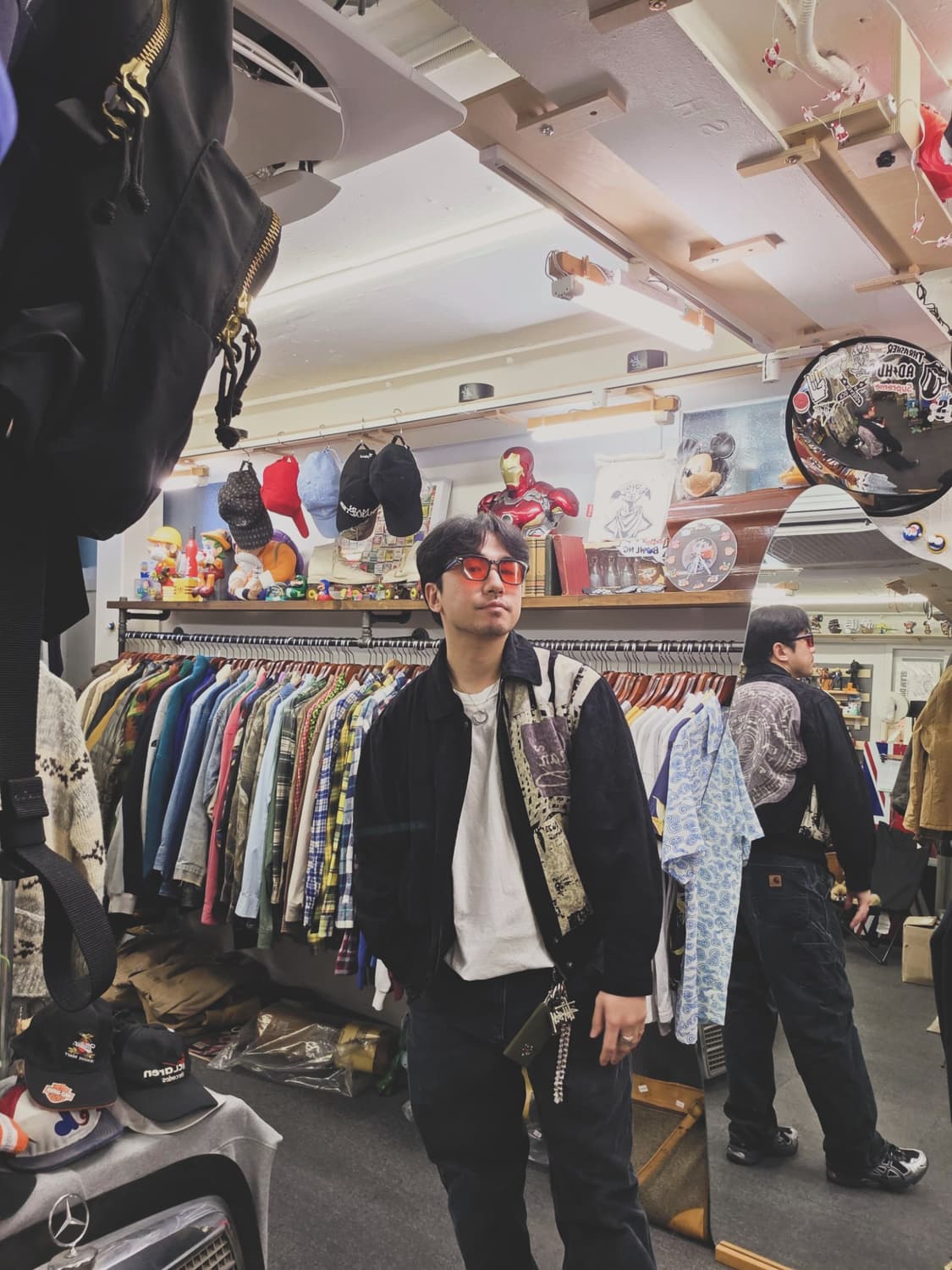 90's 재패니즈 빈티지 블루종 자켓 상품이미지2