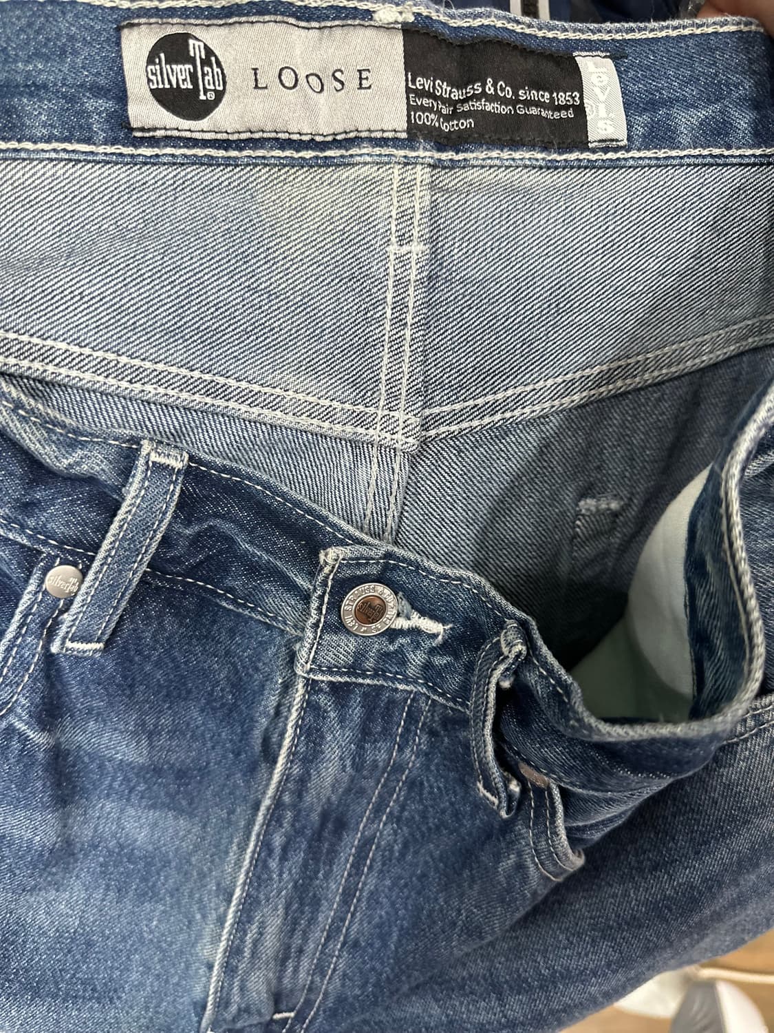 00s 리바이스 실버탭 데님청바지 34사이즈 상품이미지5