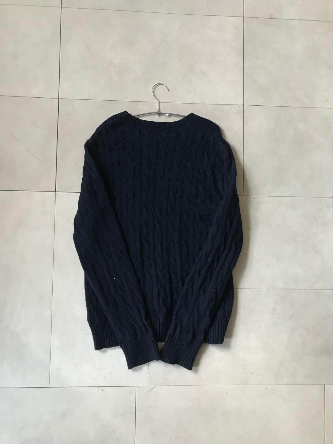 폴로 네이비 케이블 니트 상품이미지7